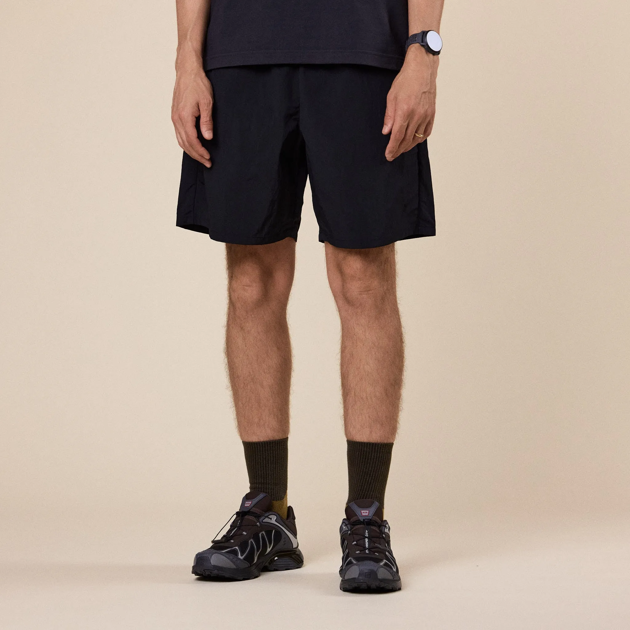 Goldwin - Nylon Shorts - Black sold by This Thing Of Ours