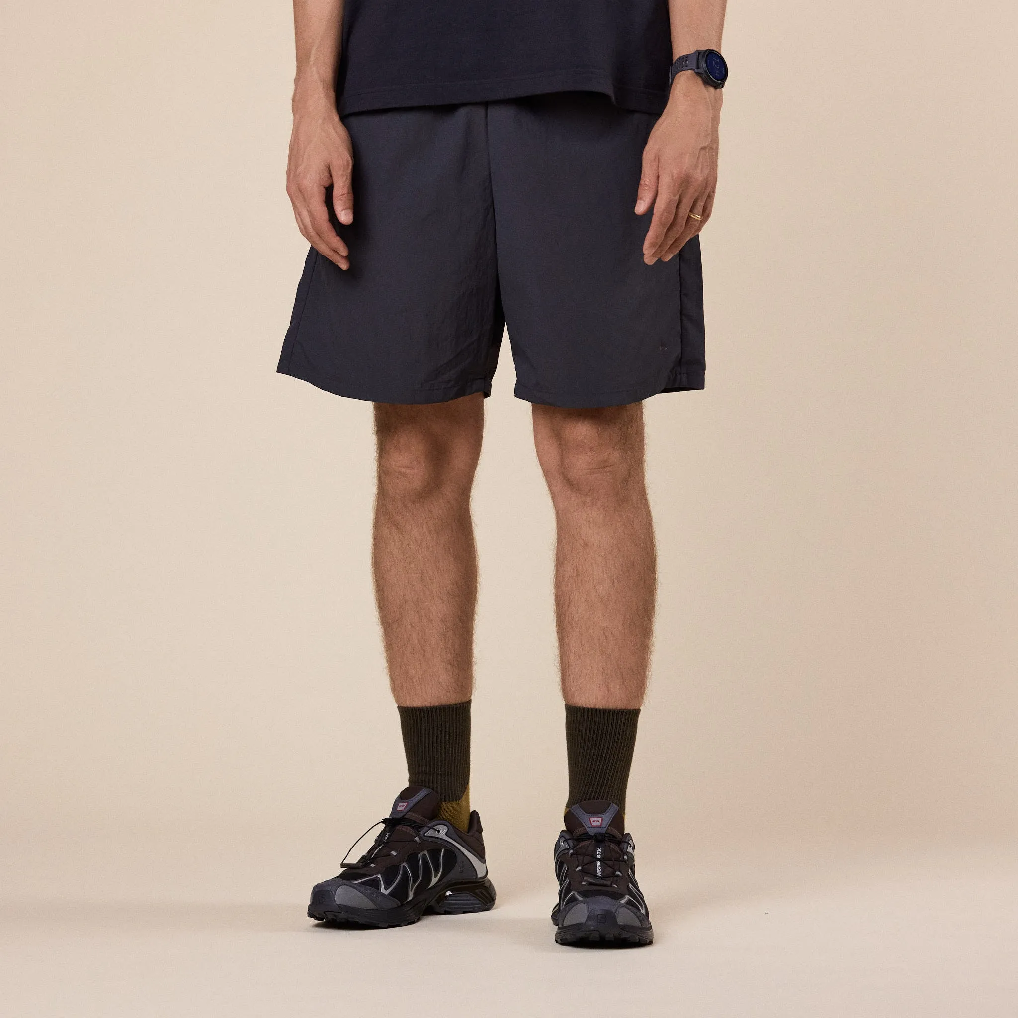 Goldwin - Nylon Shorts - Deep Charcoal sold by This Thing Of Ours