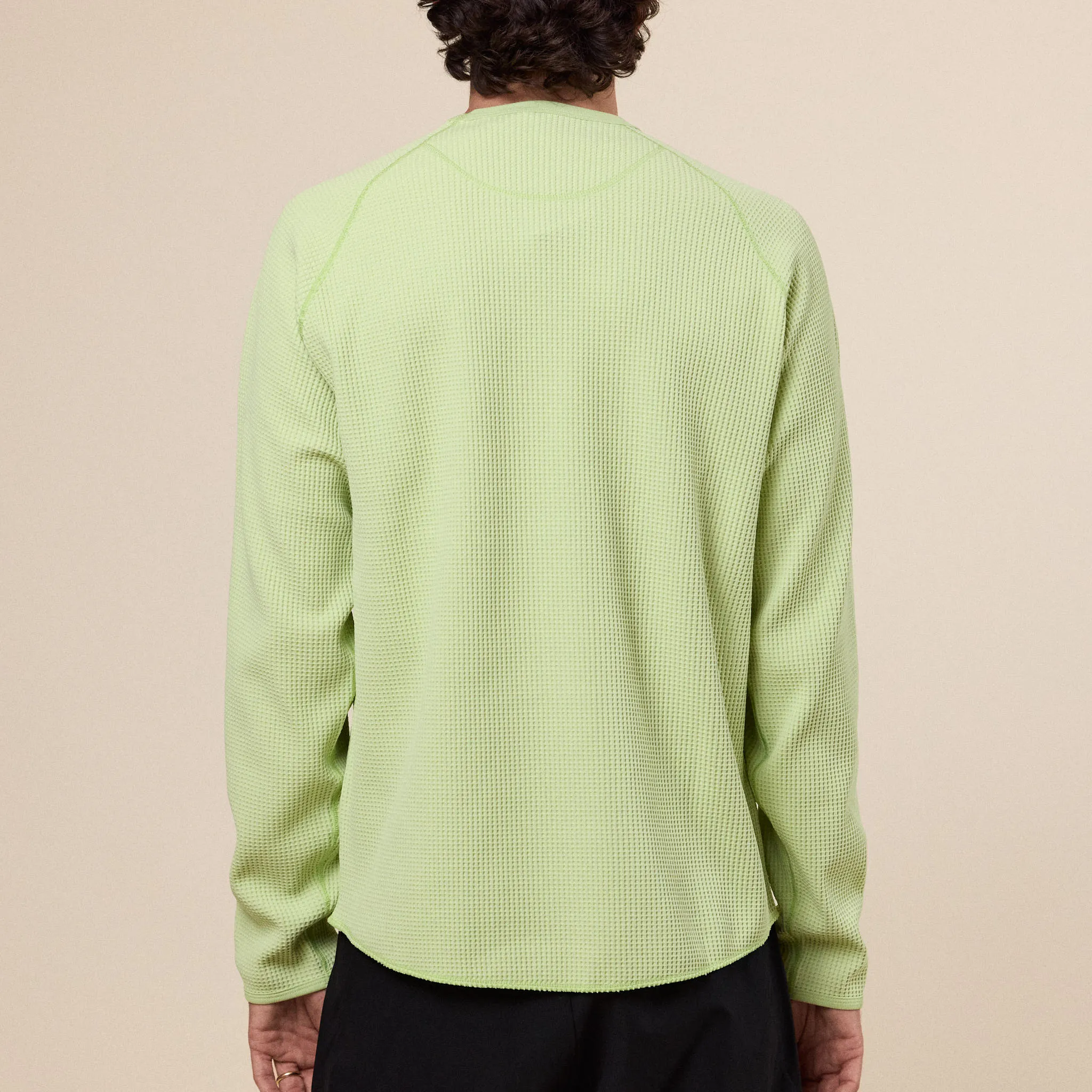 Goldwin - Waffle Light Long Sleeve T-Shirt - Usuyanagi sold by This Thing Of Ours product image thumbnail 2
