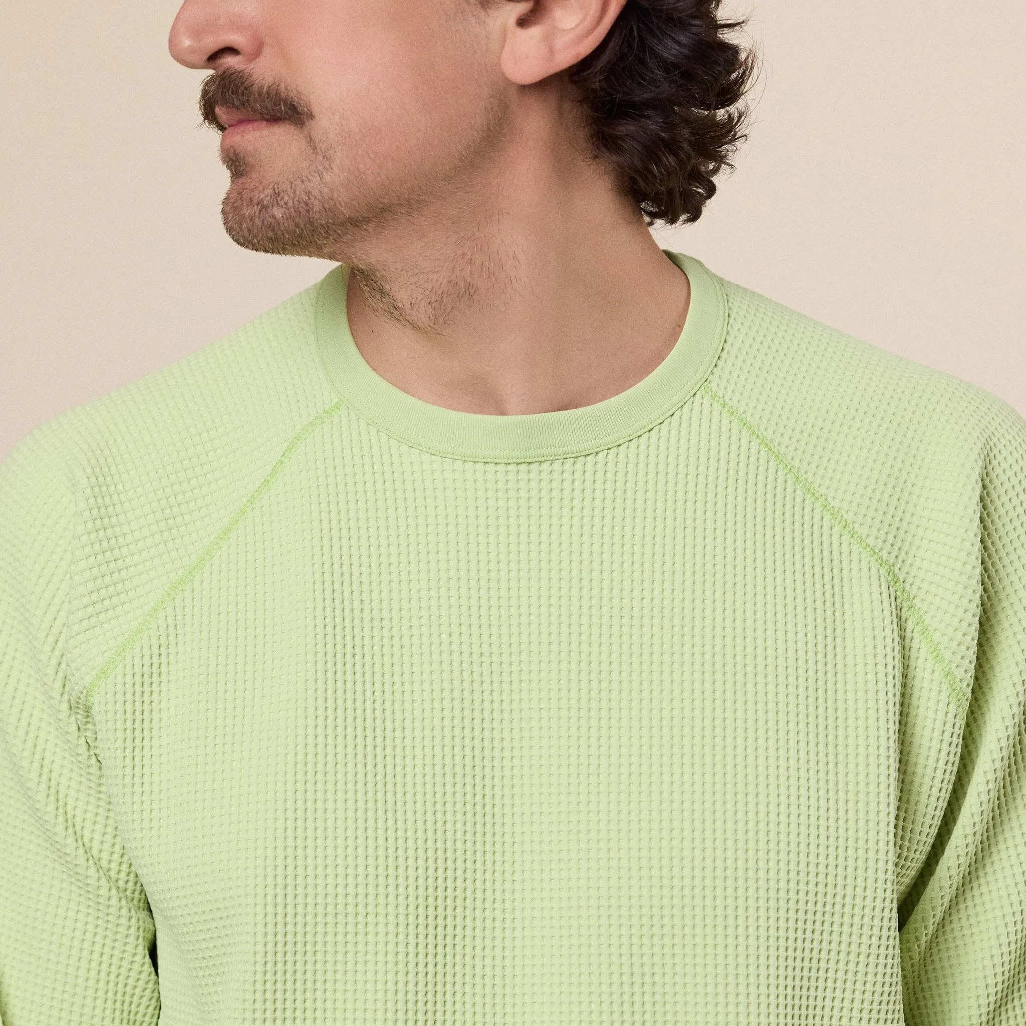 Goldwin - Waffle Light Long Sleeve T-Shirt - Usuyanagi sold by This Thing Of Ours product image thumbnail 3