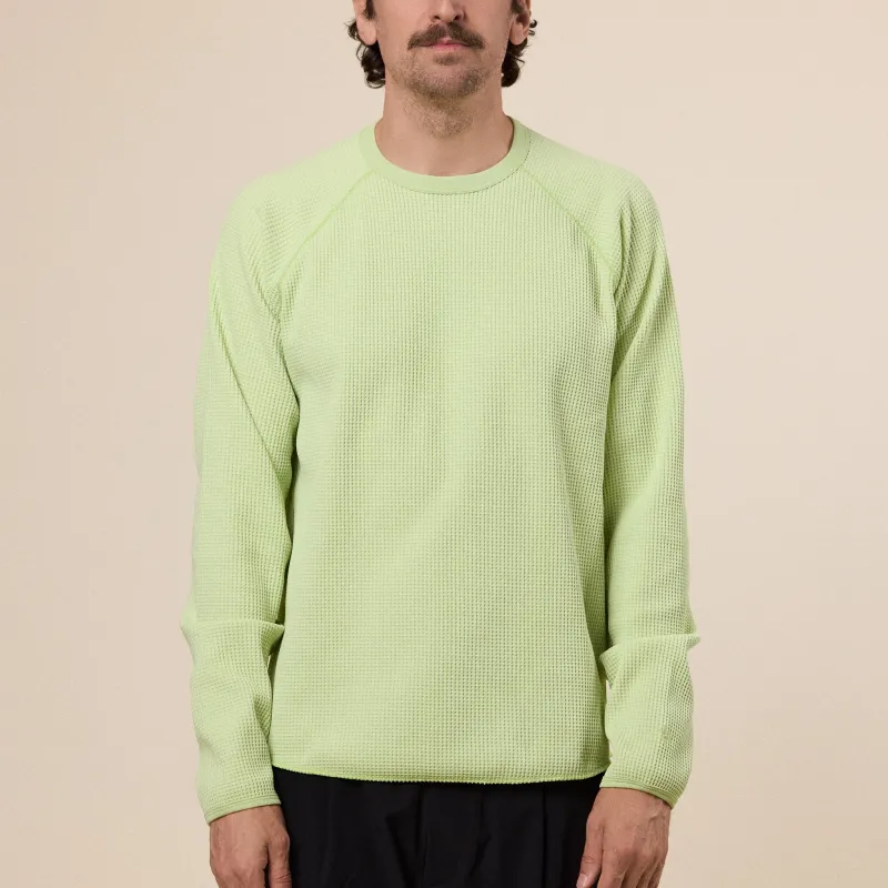 Goldwin - Waffle Light Long Sleeve T-Shirt - Usuyanagi made by Goldwin