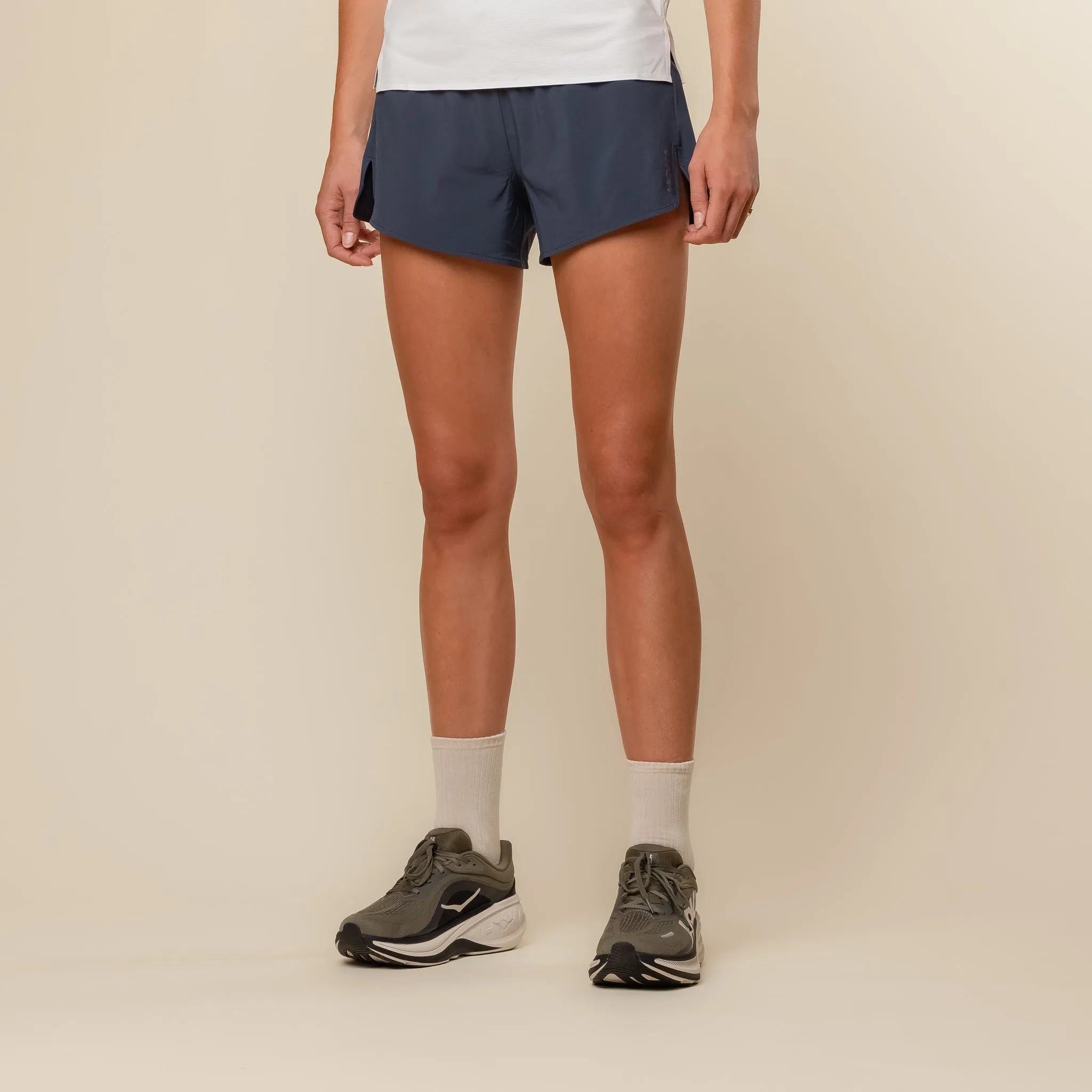 HOKA - Women's Glide Short MR 3.5" Brief - Varsity Navy sold by This Thing Of Ours