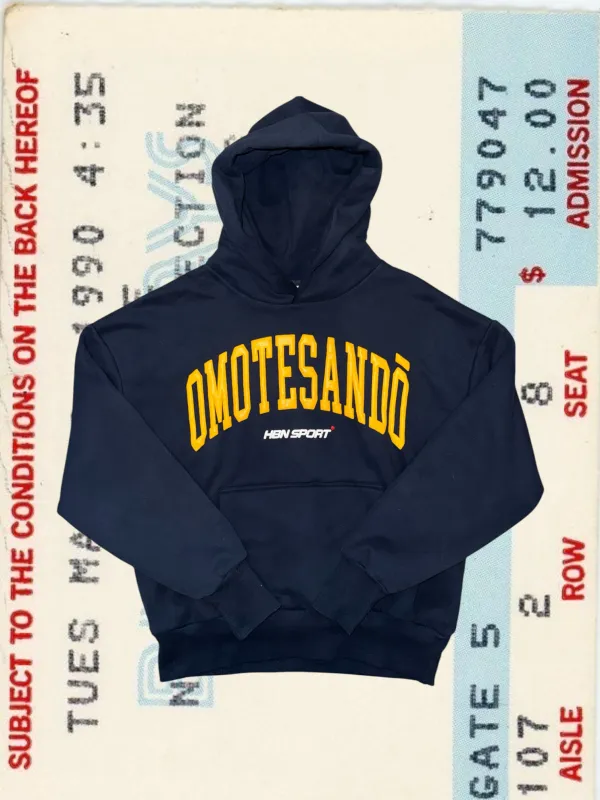 OMOTESANDŌ collegiate hoodie made by Human by Nature