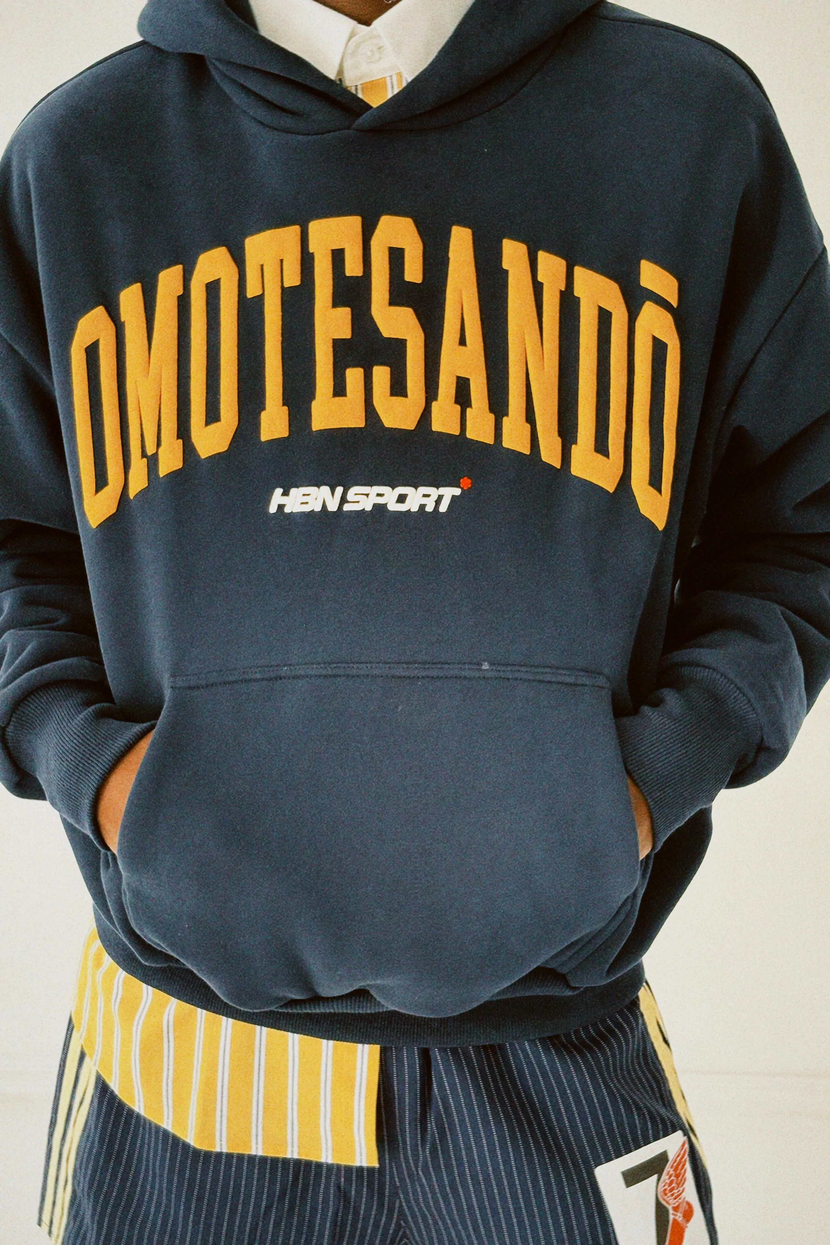 OMOTESANDŌ collegiate hoodie sold by Human by Nature product image thumbnail 3