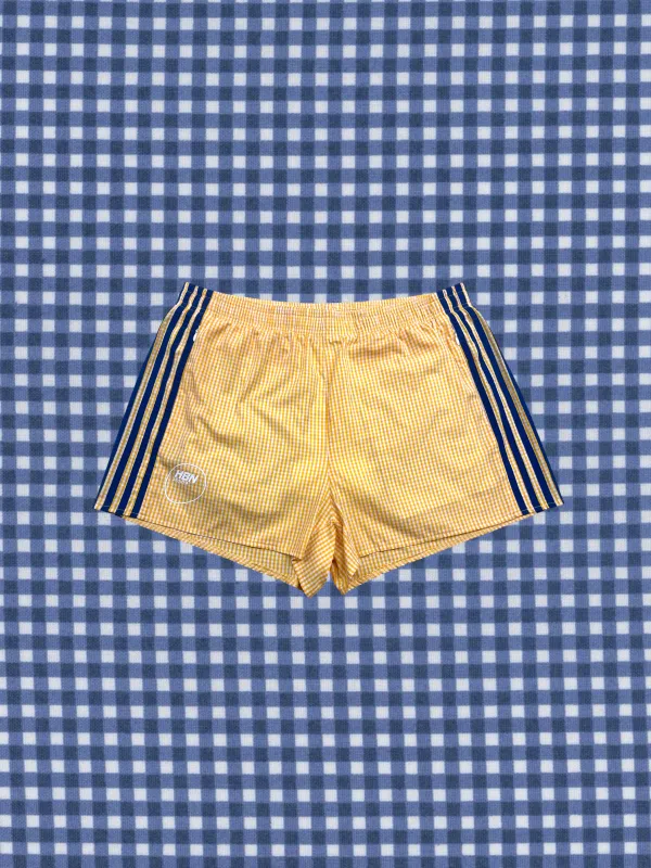 *PRE ORER* Gingham picnic shorts (Yellow & Blue made by Human by Nature