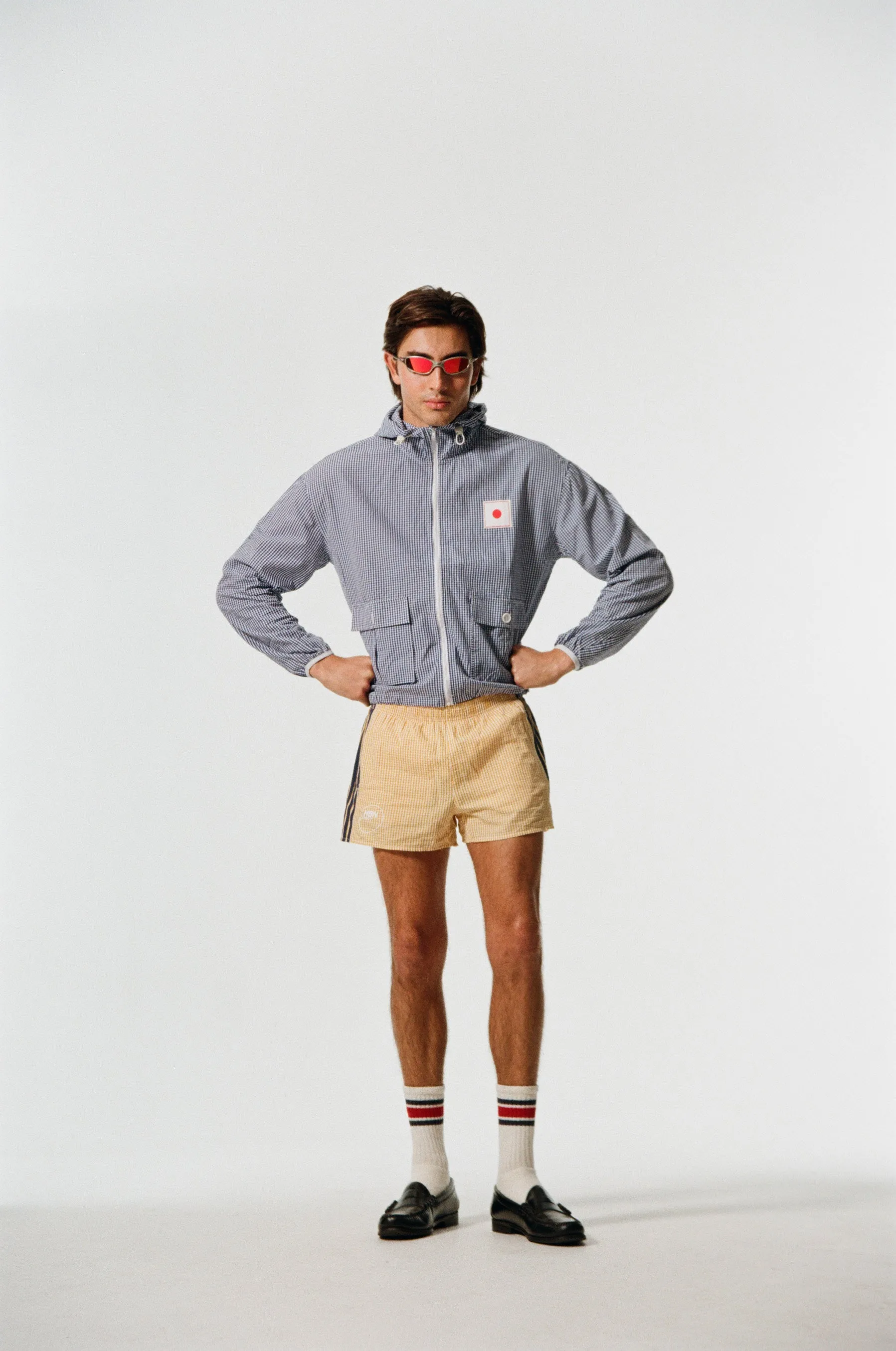 *PRE ORER* Gingham picnic shorts (Yellow & Blue sold by Human by Nature product image thumbnail 2