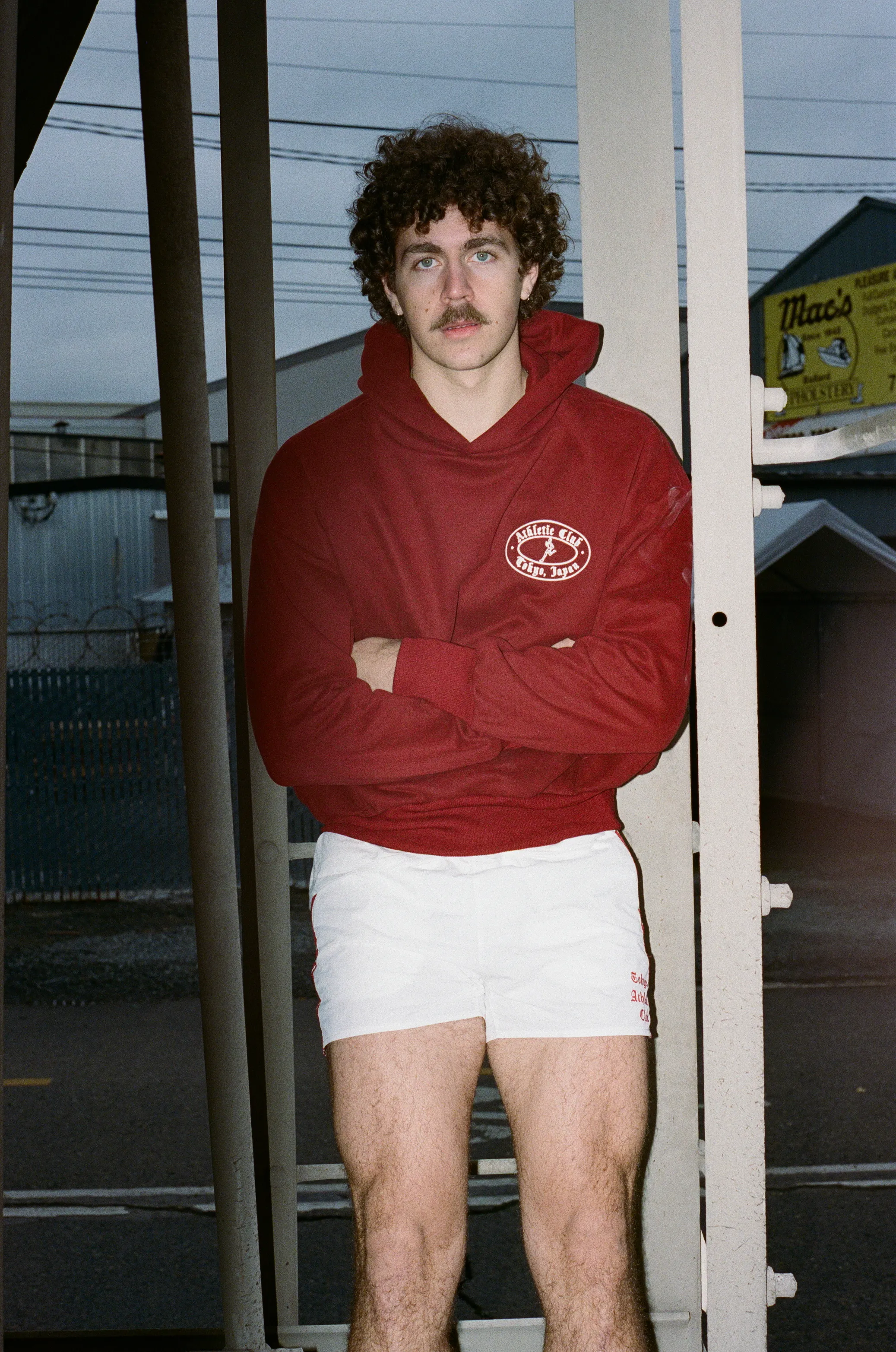 The Maroon Running Man logo hoodie sold by Human by Nature product image thumbnail 5