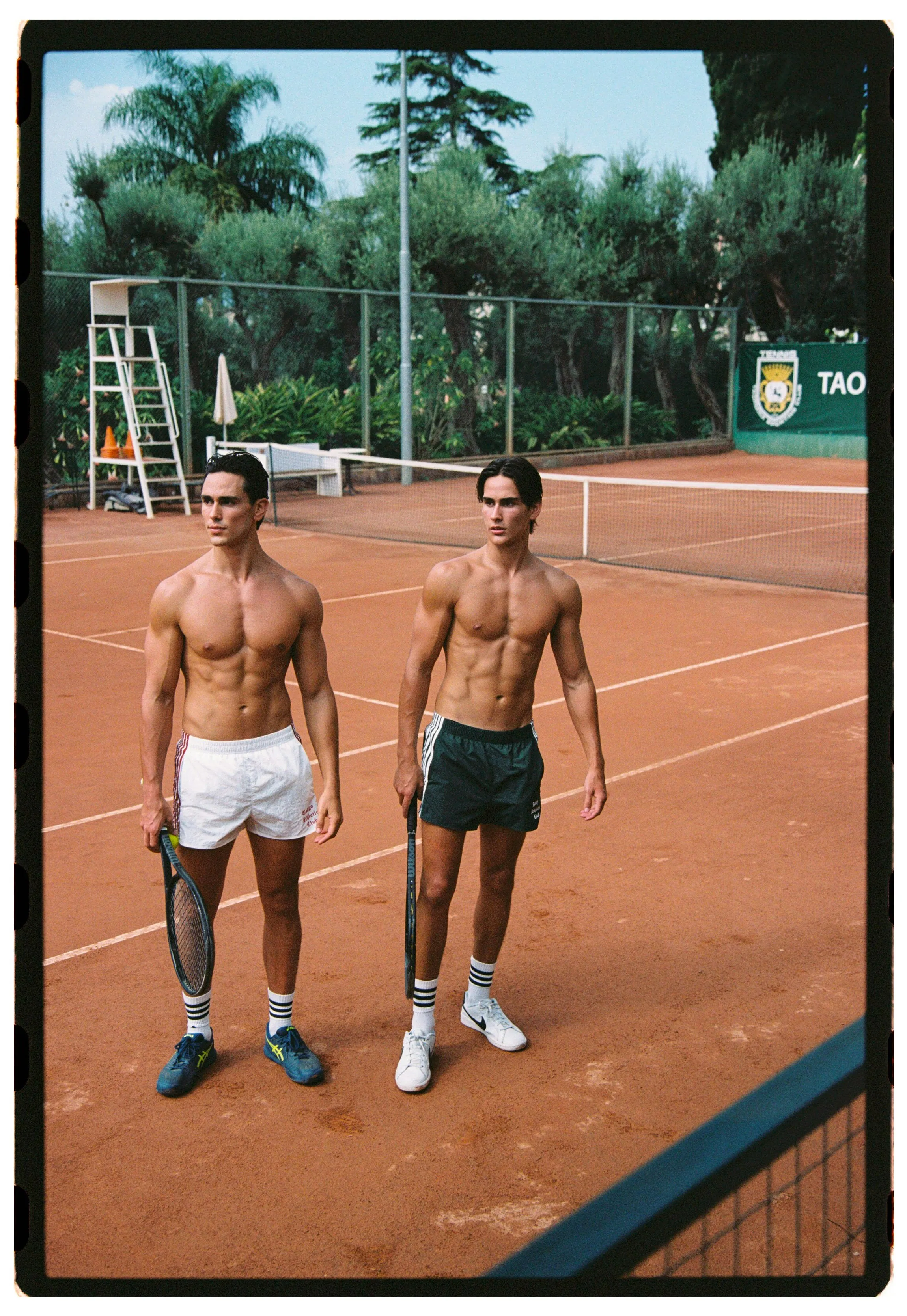 *PRE ORDER* Forest Green Nylon Tennis shorts sold by Human by Nature product image thumbnail 4