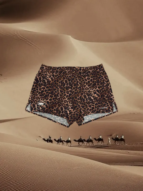 *PRE ORDER* Marathon Shorts (Leopard) made by Human by Nature