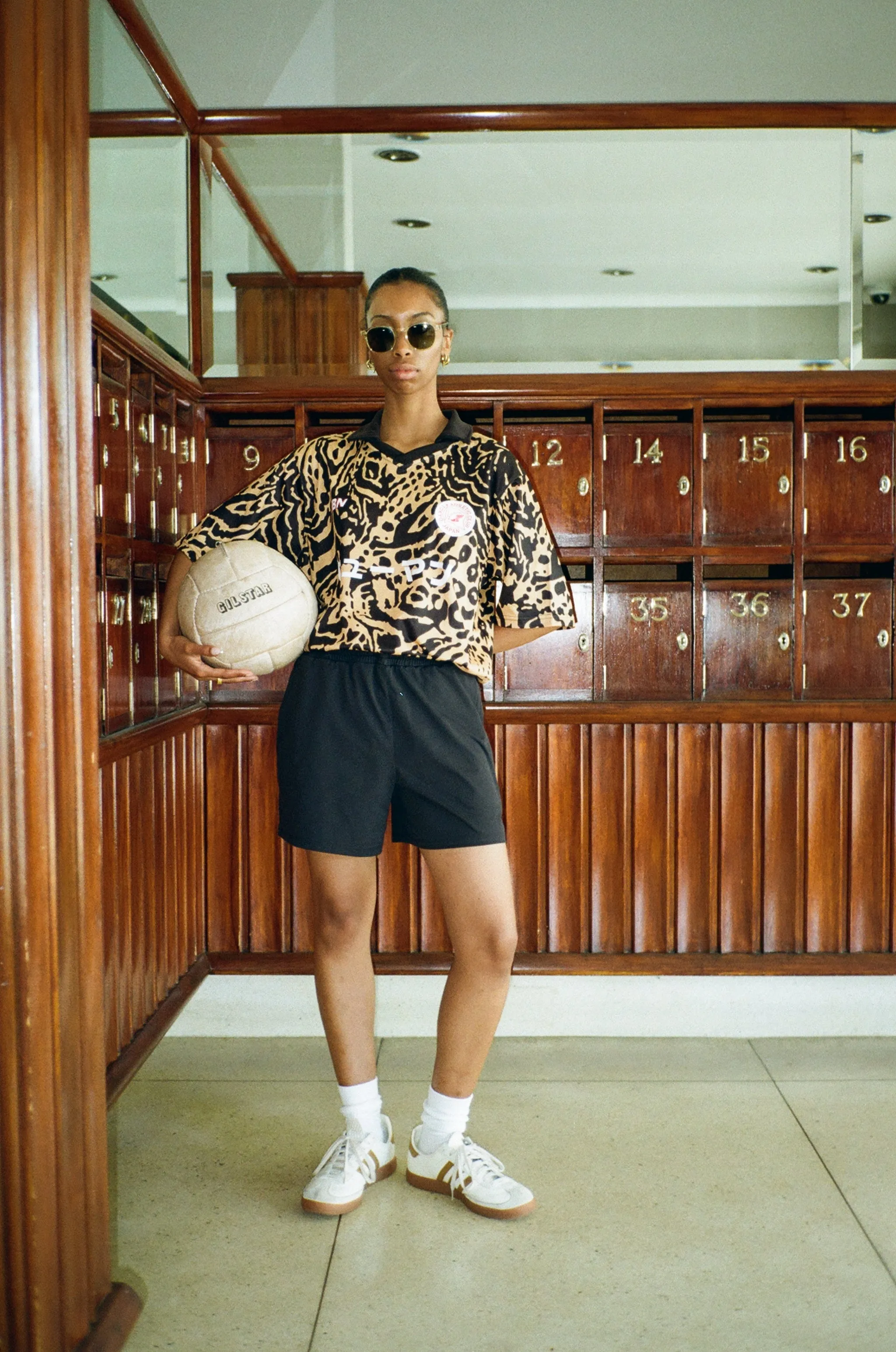 '99 leopard print away jersey sold by Human by Nature product image thumbnail 2