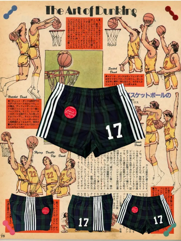 Blackwatch Tartan shorts made by Human by Nature