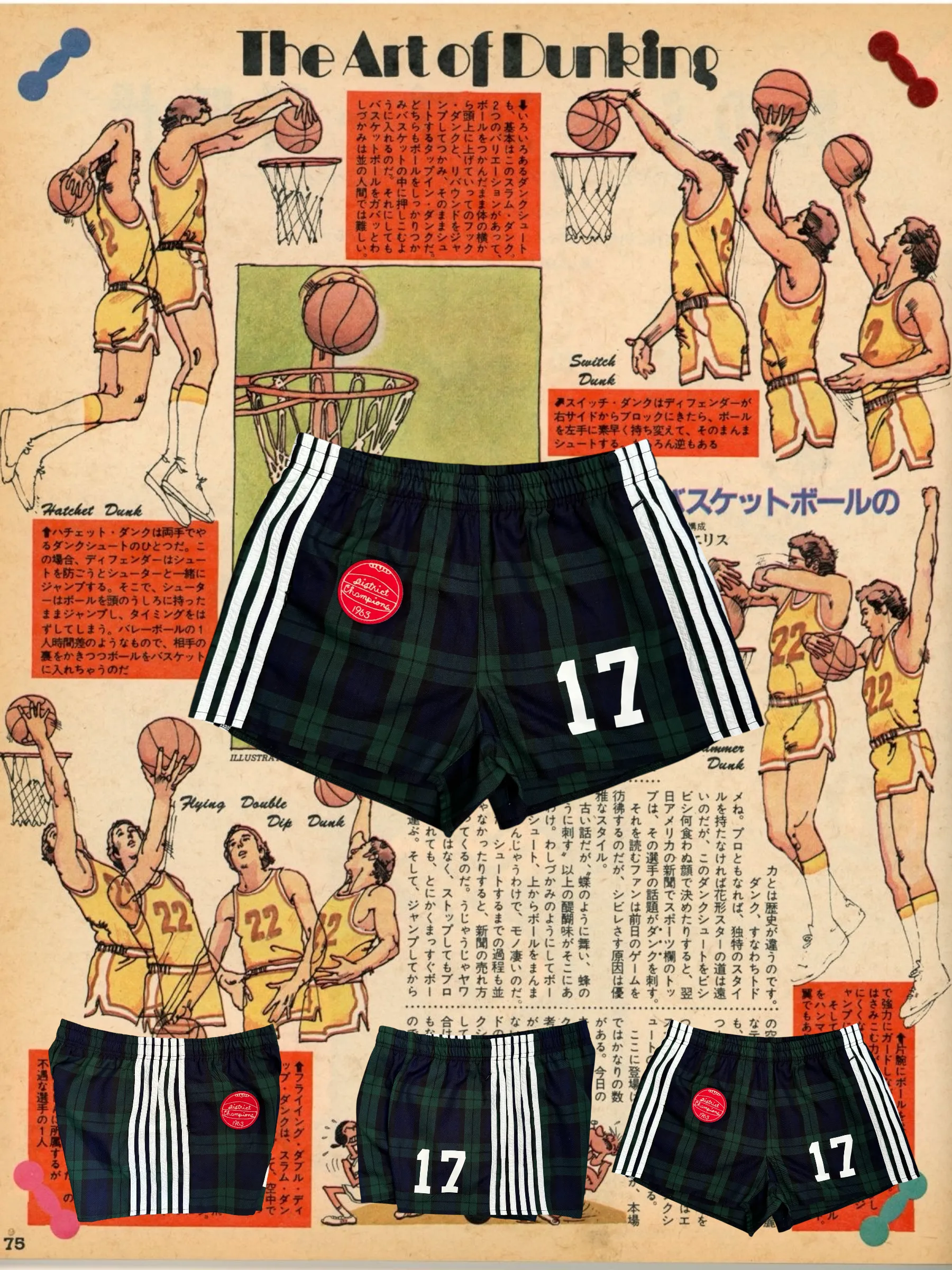 Blackwatch Tartan shorts sold by Human by Nature
