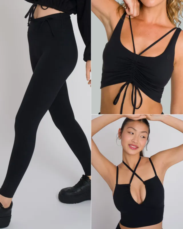 Gianna Gracy Bra Set Deluxe - Black sold by Oceansapart