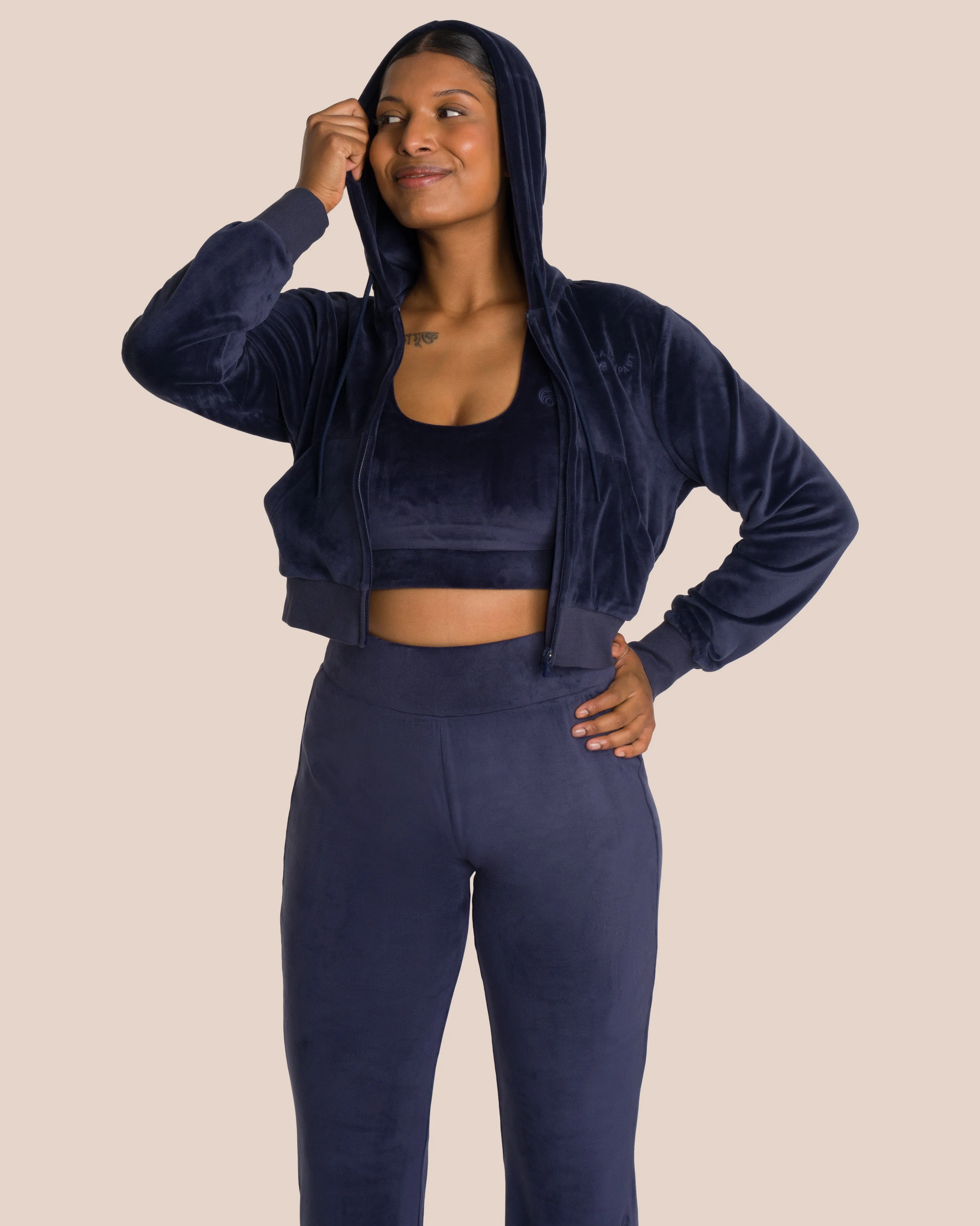 Kelly Flared Zip Set Deluxe Tall - Moon Blue sold by Oceansapart product image thumbnail 2