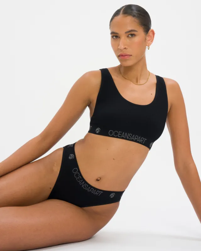 Ariel Brief Set - Black sold by Oceansapart