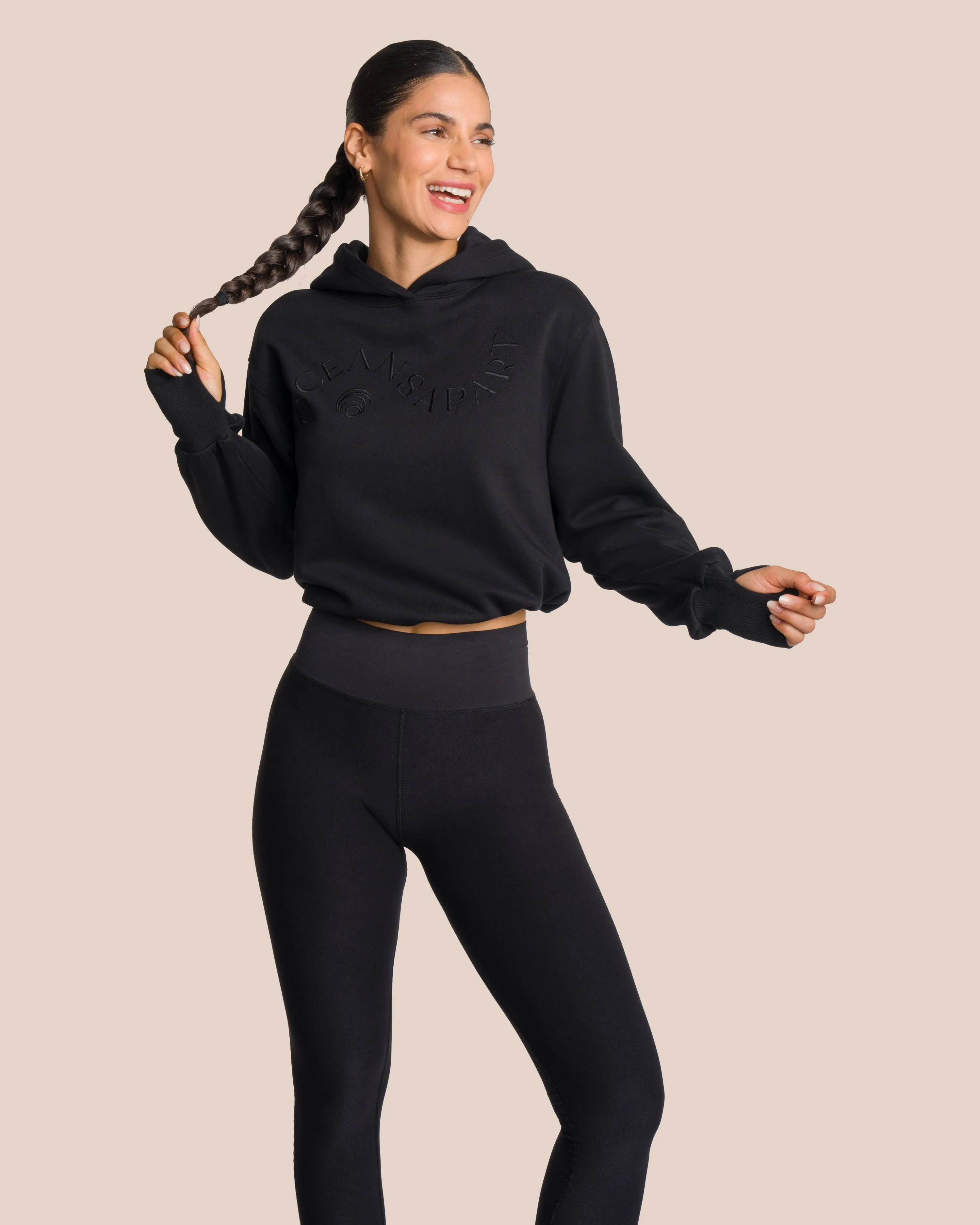 Beverly Cropped Set Deluxe Petite - Black sold by Oceansapart product image thumbnail 2