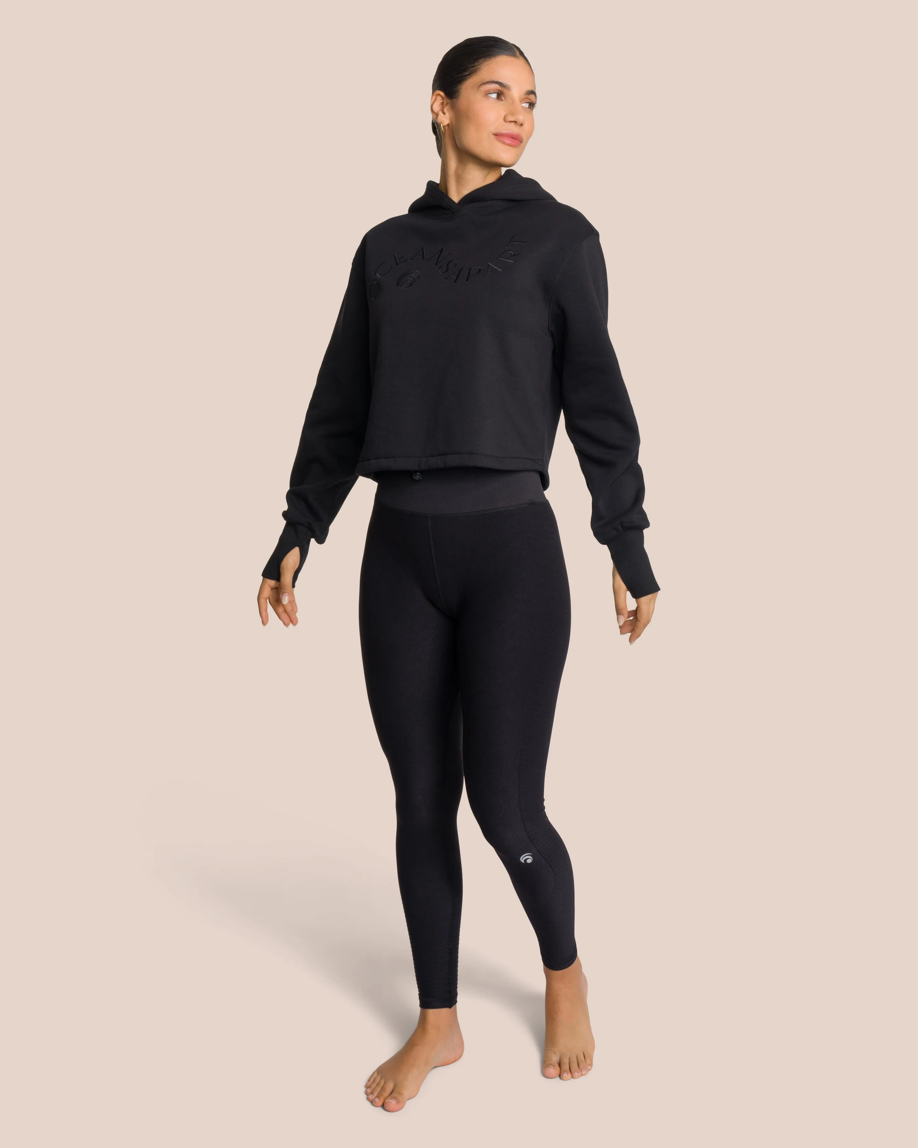 Beverly Cropped Set Deluxe Petite - Black sold by Oceansapart