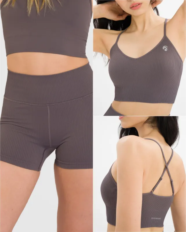 Maya Hotpant Set - Grey Mauve sold by Oceansapart