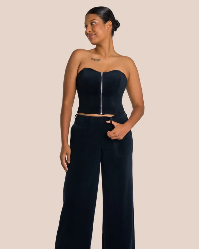 Eden Corset Set Petite - Black sold by Oceansapart