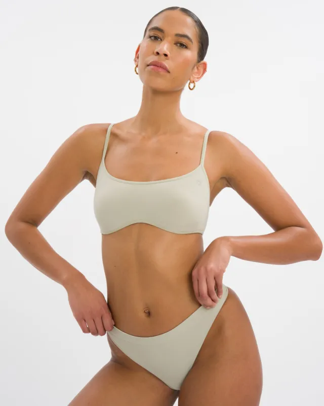 Cloudy Bralette Set - Dove Grey sold by Oceansapart