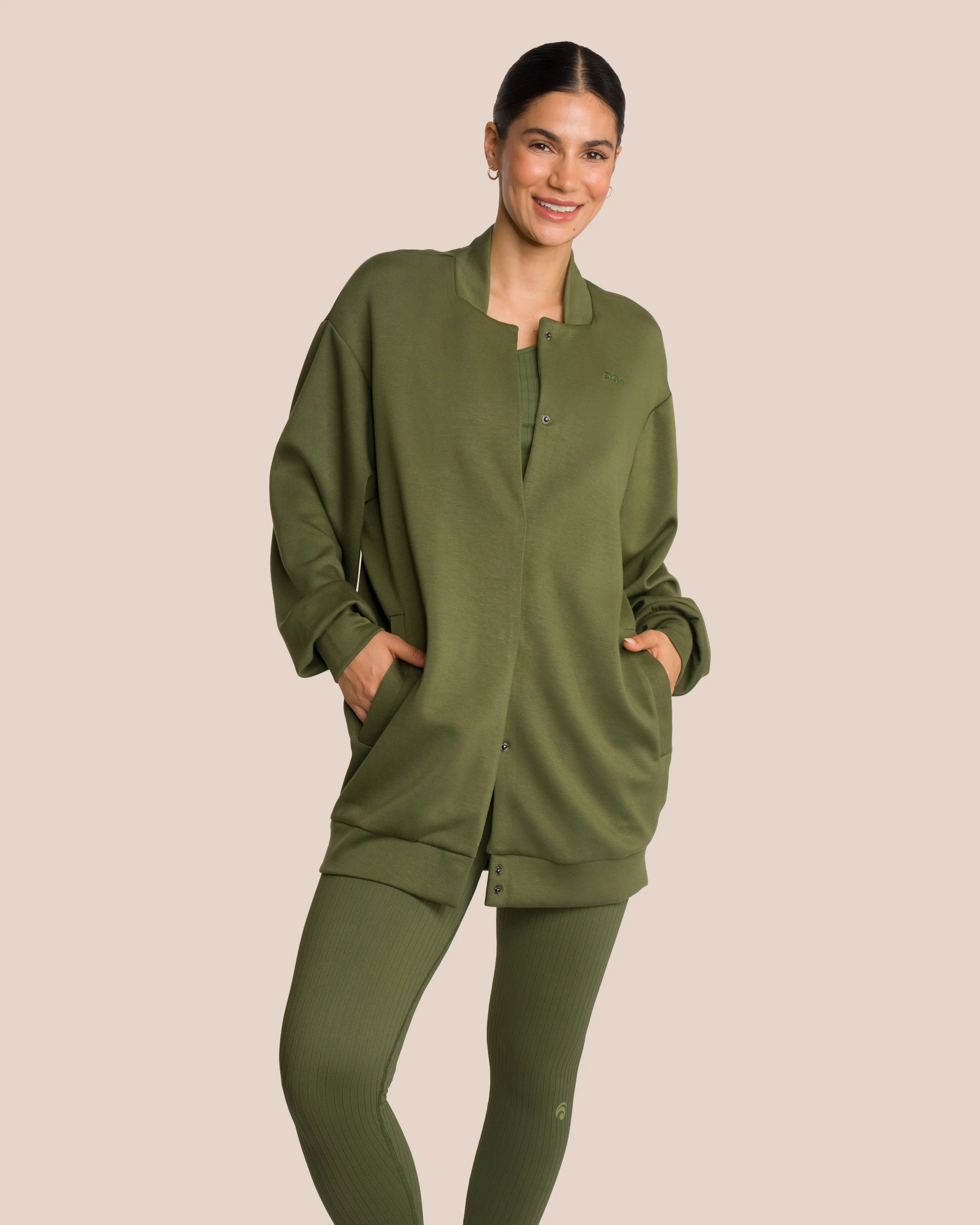 Elodie Bomber Jacket Set Deluxe - Deep Pine Green sold by Oceansapart product image thumbnail 2