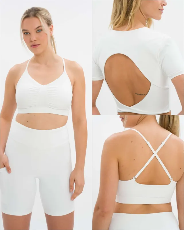 Marina Biker Set Deluxe - White sold by Oceansapart
