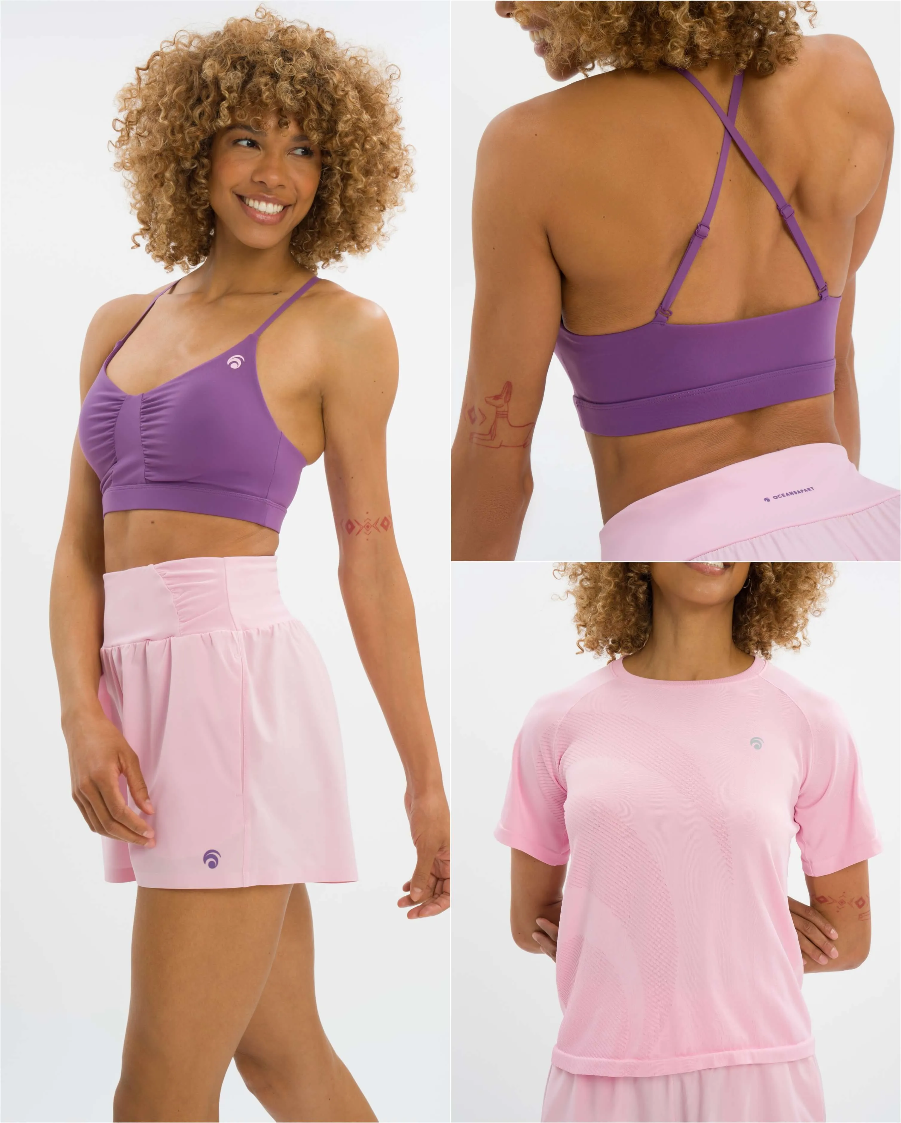 Marina Short Set Deluxe - Melrose & Vermont Purple sold by Oceansapart