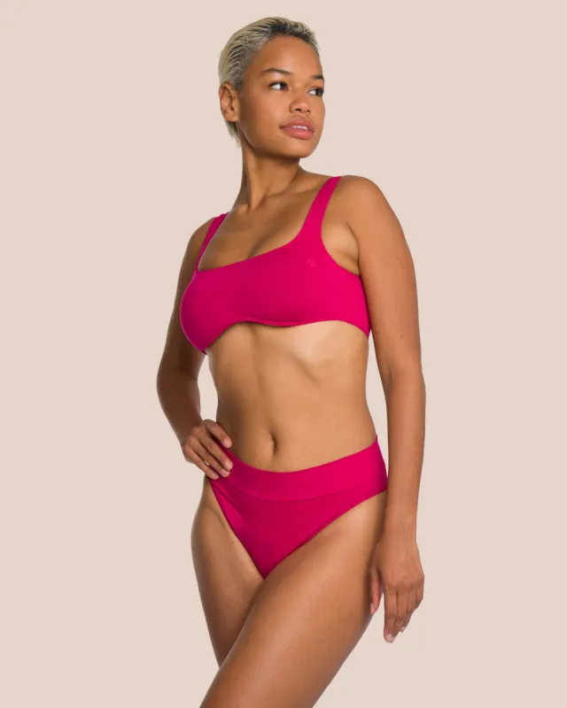 Moana Sculpting Thong Set - Deep Magenta | Parallel Moana Sculpting Thong Set - Deep Magenta | Parallel