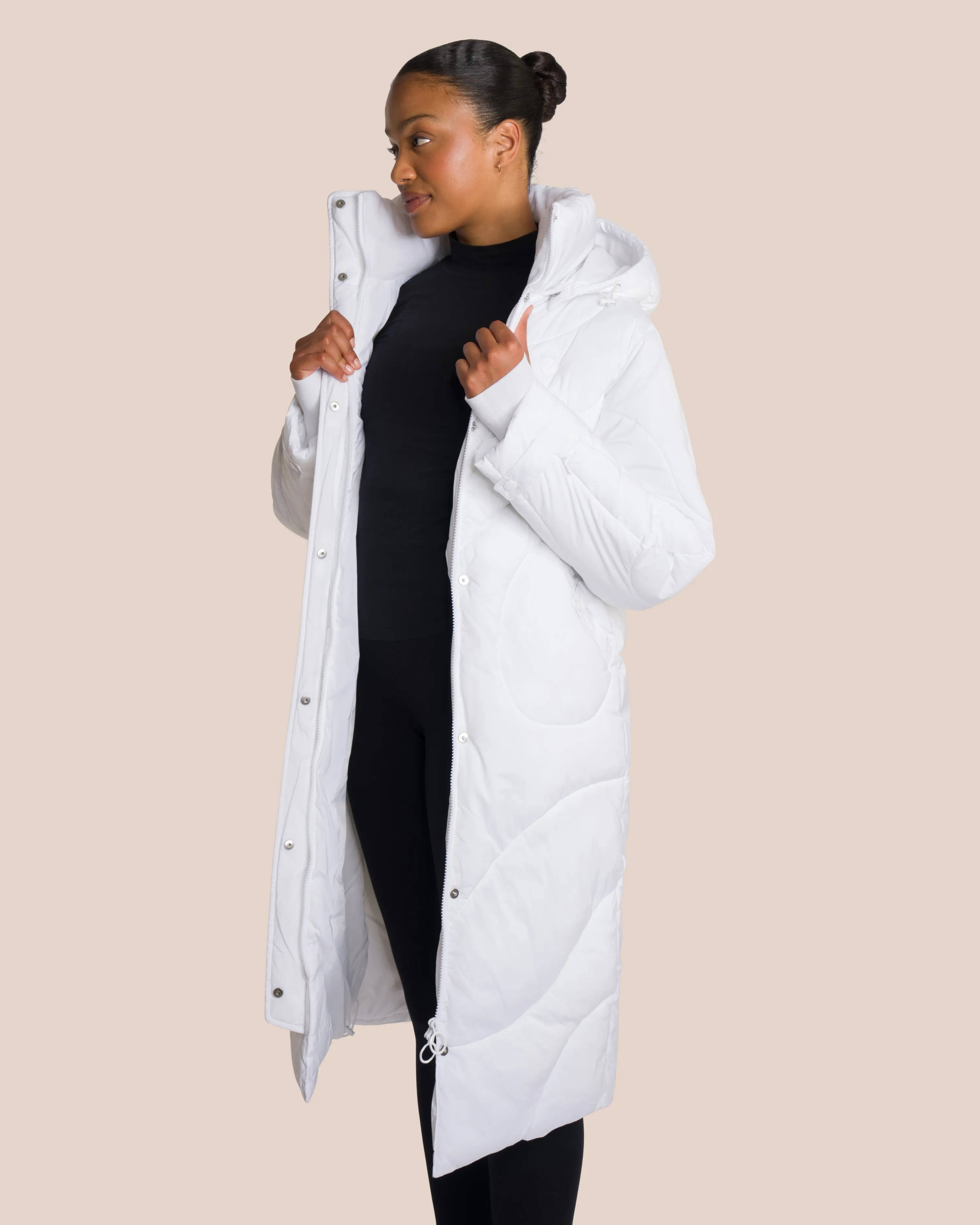 Joelle Long Puffer Jacket sold by Oceansapart product image thumbnail 2
