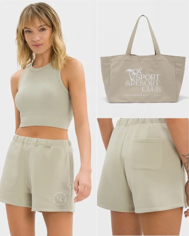 Ivy Sky Short Bag Set Deluxe - Dove Grey sold by Oceansapart