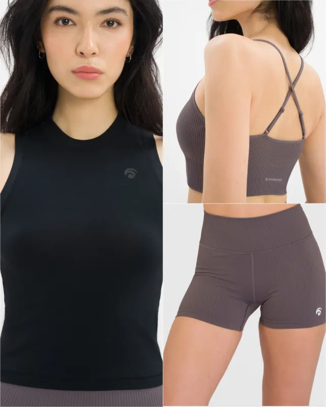 Thrive Set Deluxe - Grey Mauve & Black sold by Oceansapart