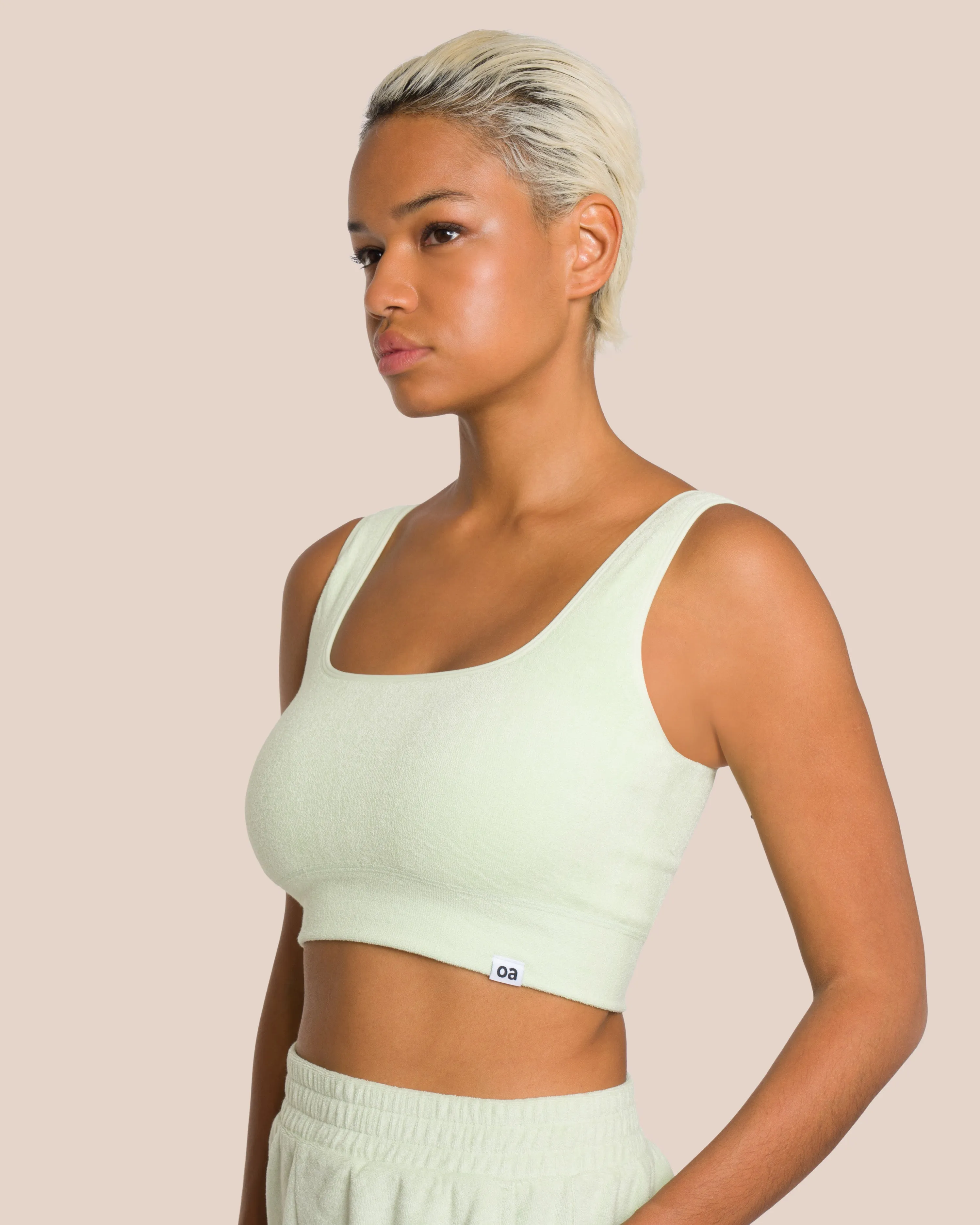 Beauty Frottee Set - Sage Green sold by Oceansapart product image thumbnail 4