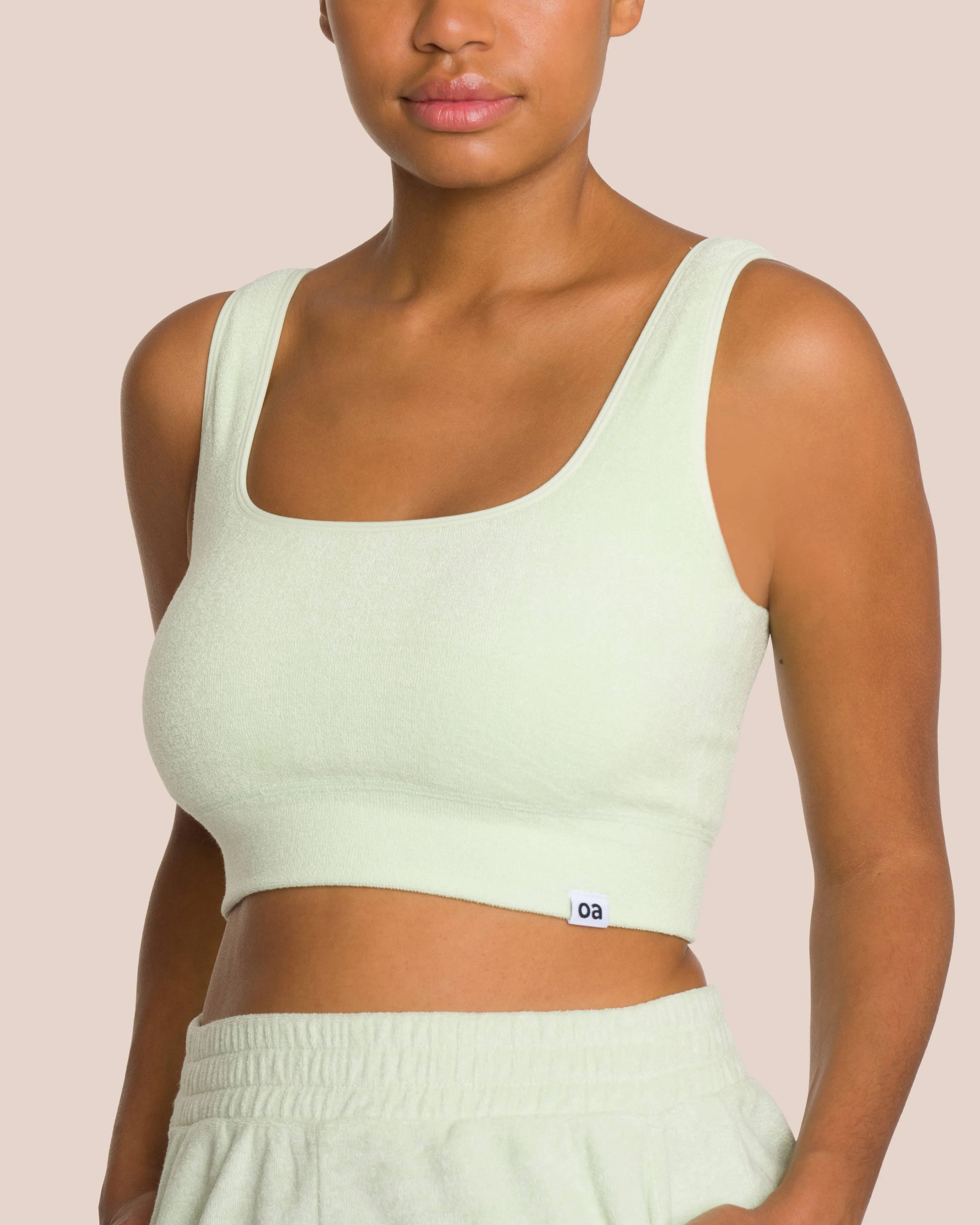 Beauty Frottee Set - Sage Green sold by Oceansapart product image thumbnail 3