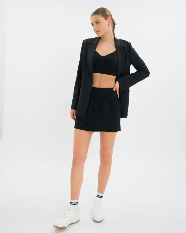 Marina Skirt Blazer Set Deluxe - Black sold by Oceansapart
