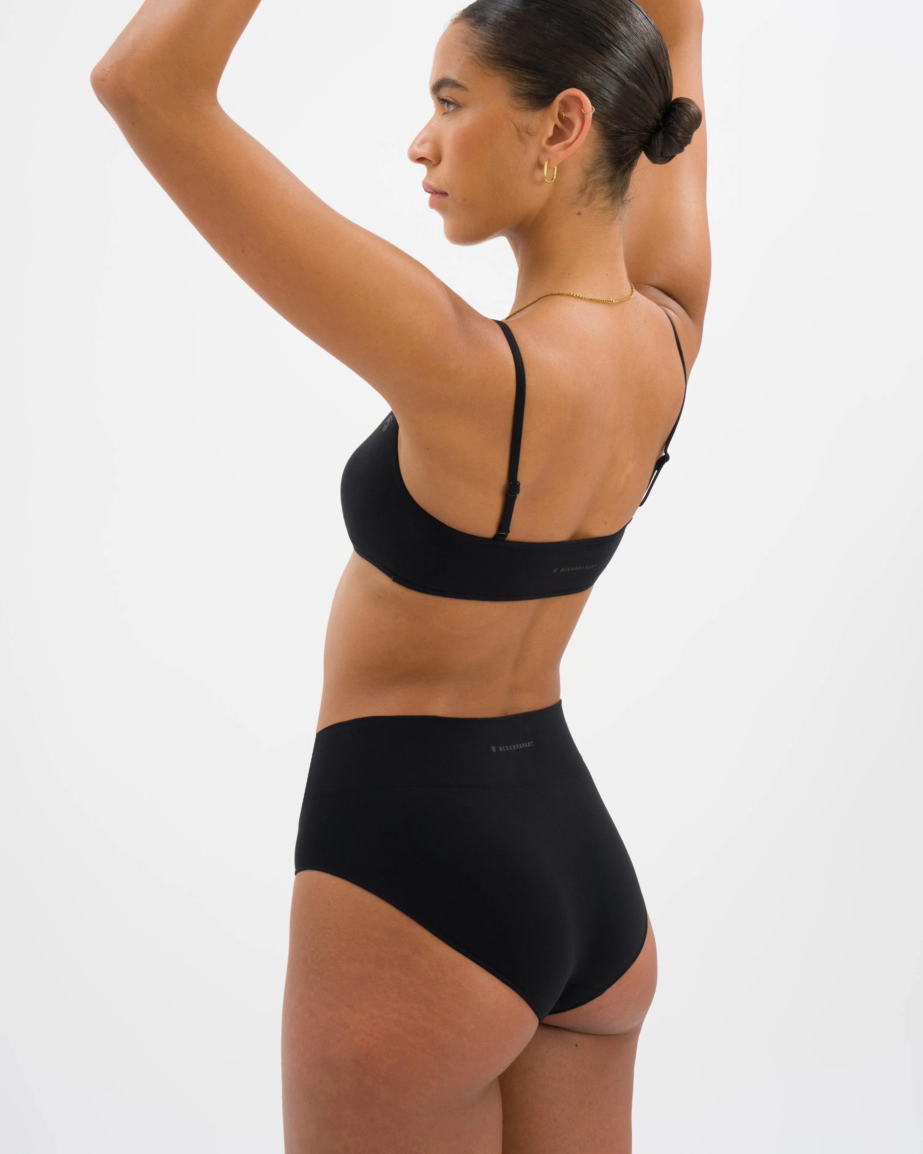 Cloudy Pantie Set - Black sold by Oceansapart