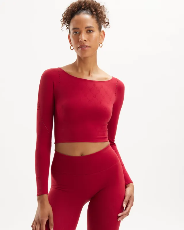 Noelle Warp Knit Longsleeve sold by Oceansapart