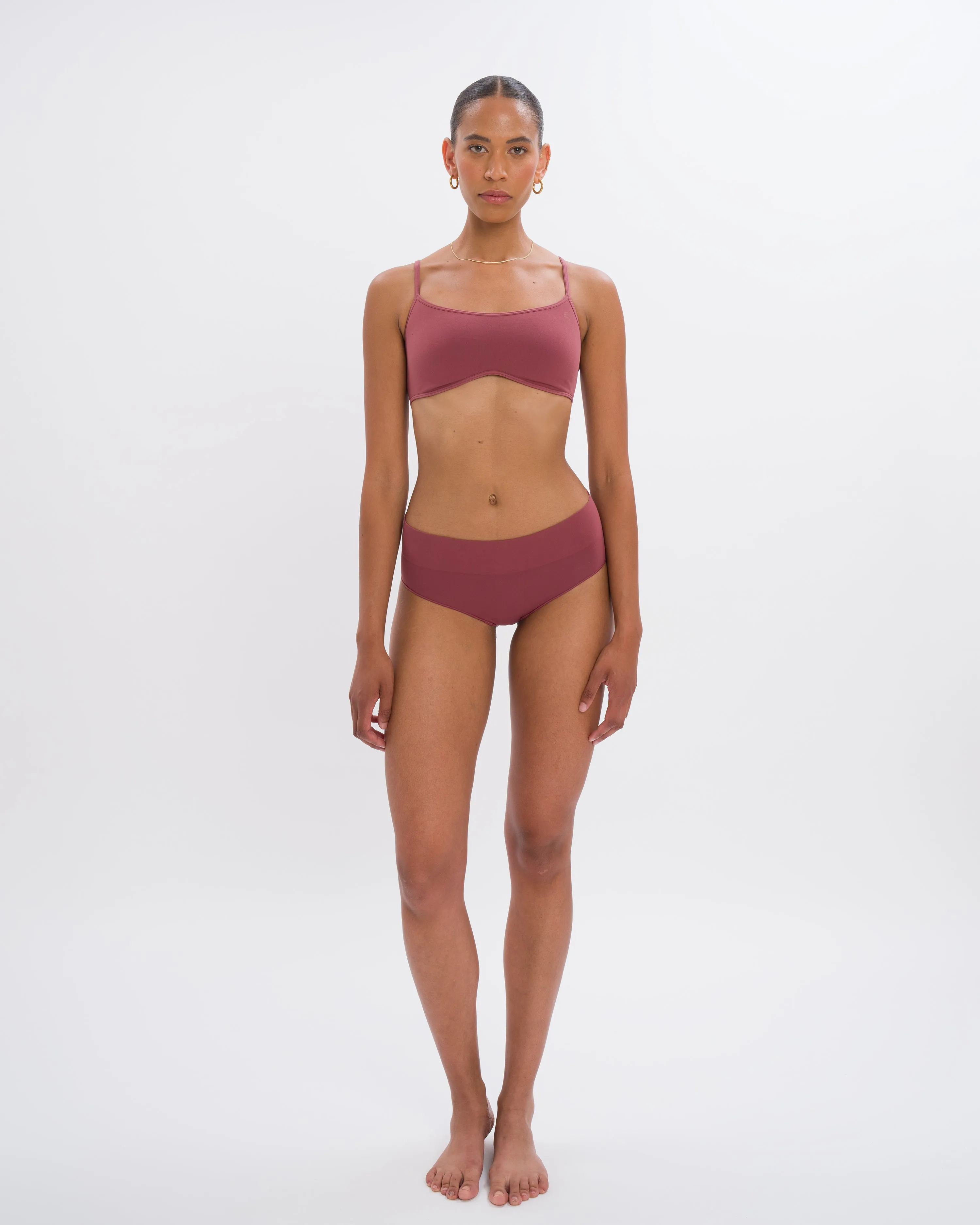 Cloudy Pantie Set - Cayenne sold by Oceansapart