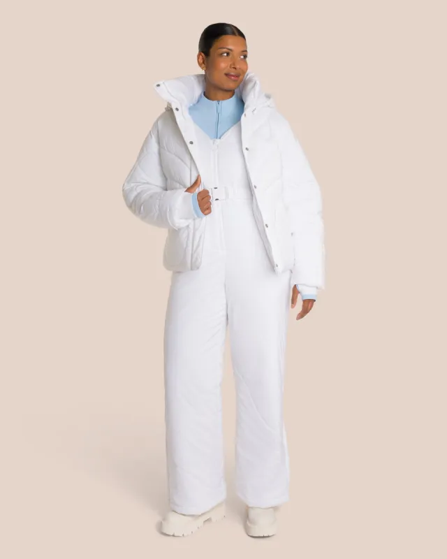 Joelle Puffer Onesie Set Deluxe - Crystal White & Glacial Blue sold by Oceansapart