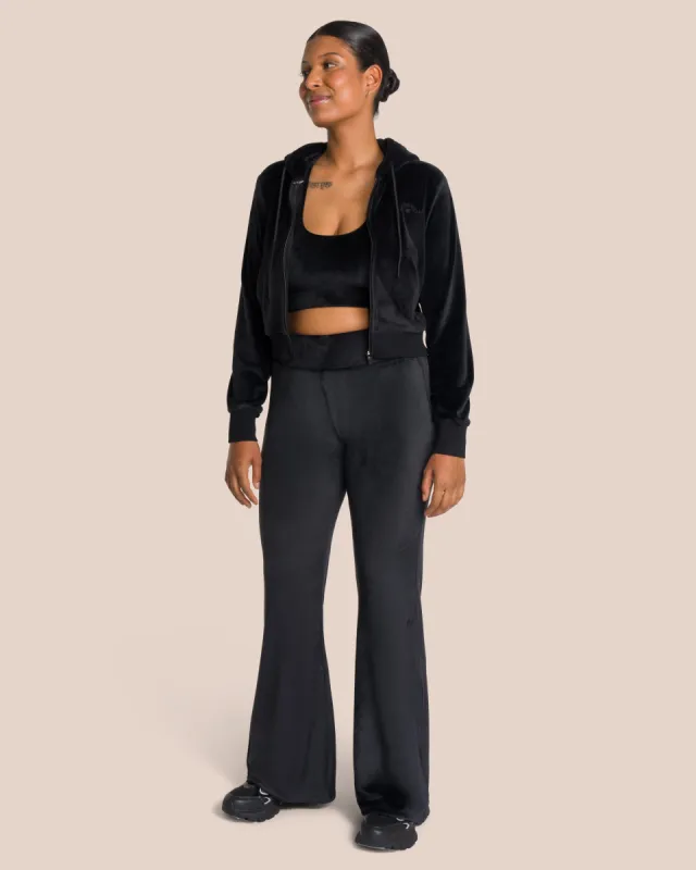Kelly Flared Zip Set Deluxe Tall - Black sold by Oceansapart