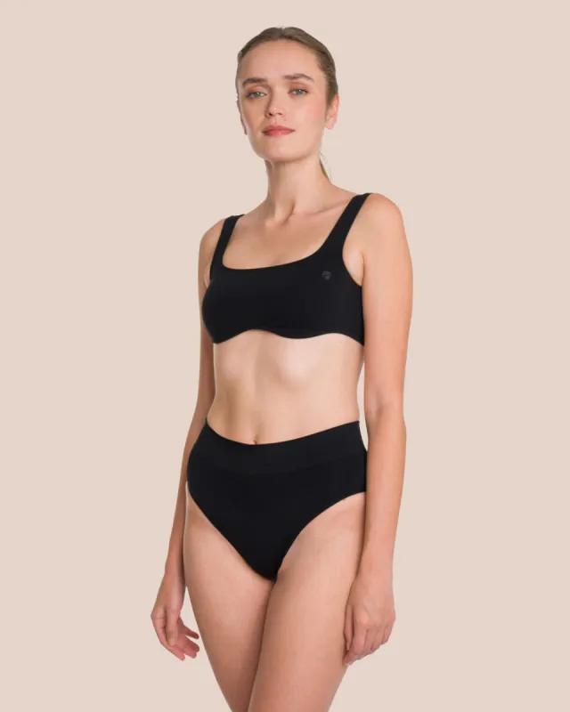 Moana Sculpting Bikini Set - Black made by Oceansapart