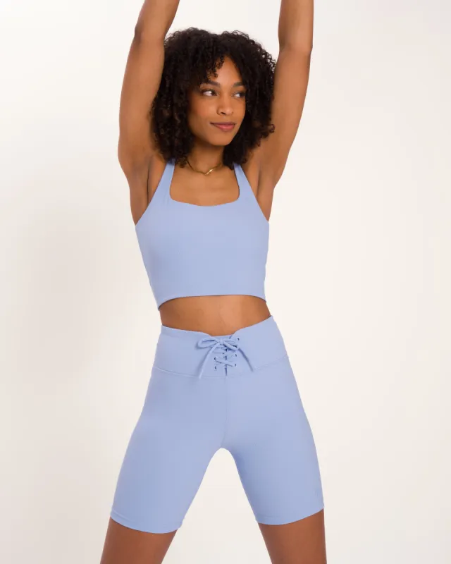 Talia Biker Set - Serenity Blue sold by Oceansapart