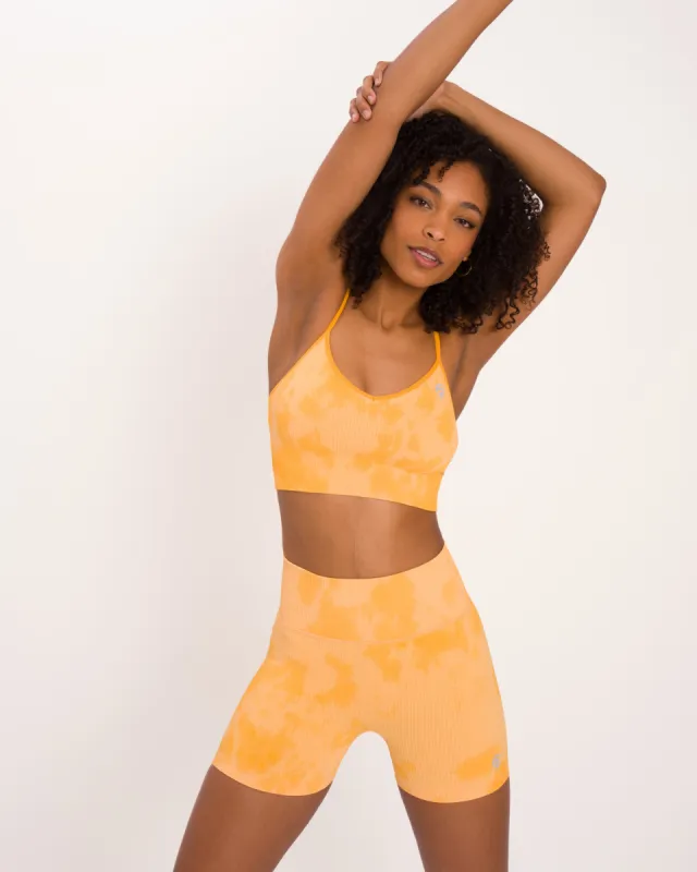 Maya Hotpant Set - Mandarine Orange Tie Dye sold by Oceansapart
