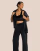 Kelly Wide Leg Set Deluxe - Black sold by Oceansapart