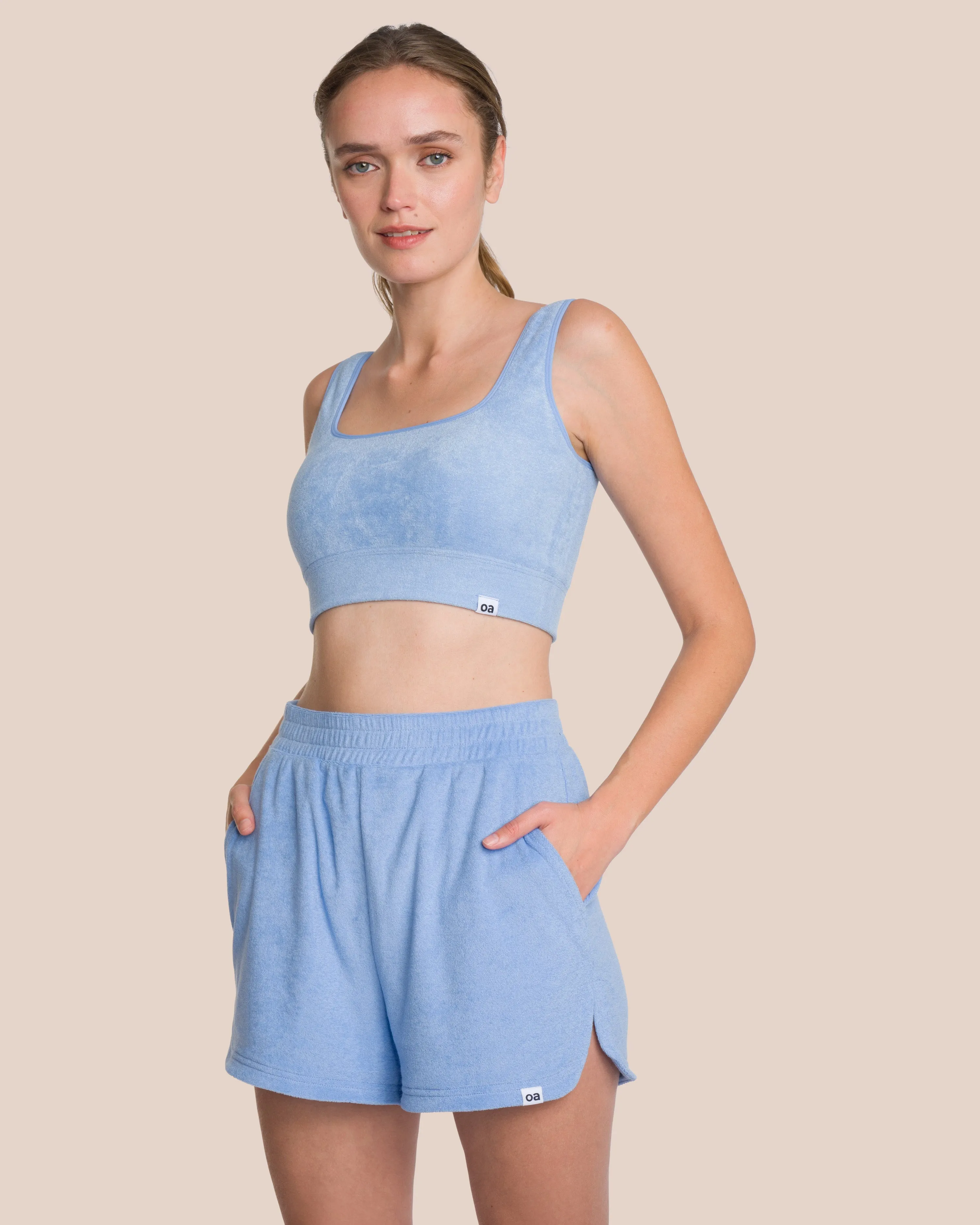 Beauty Frottee Set - Soft Bay Blue sold by Oceansapart