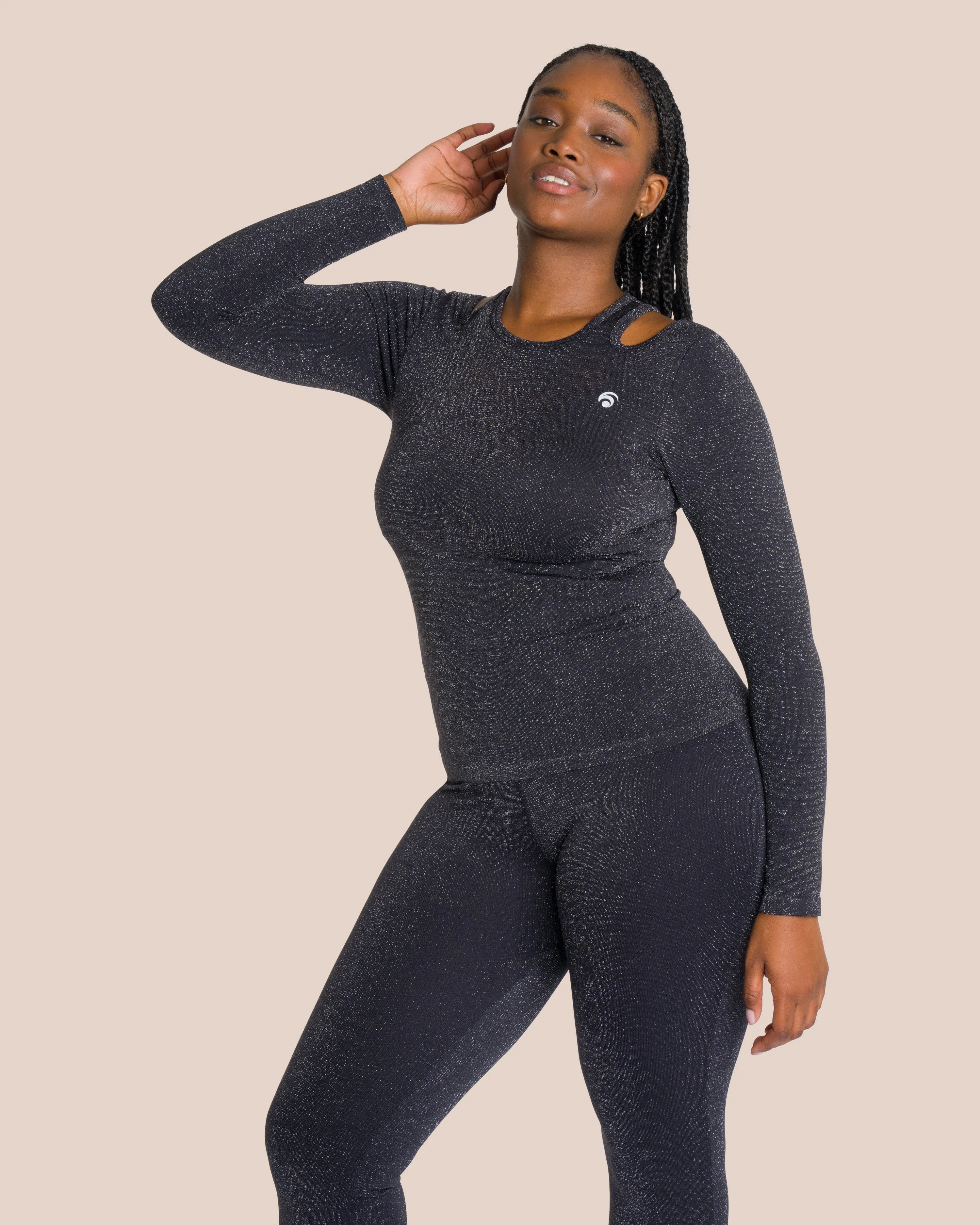 Stella Flared Longsleeve Set - Black sold by Oceansapart product image thumbnail 2