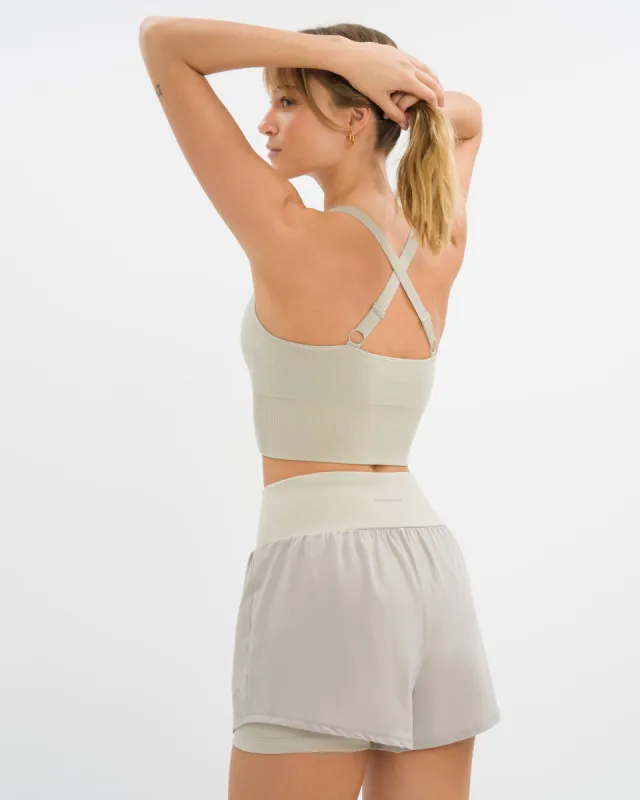 Athena Hotpant Set - Dove Grey sold by Oceansapart