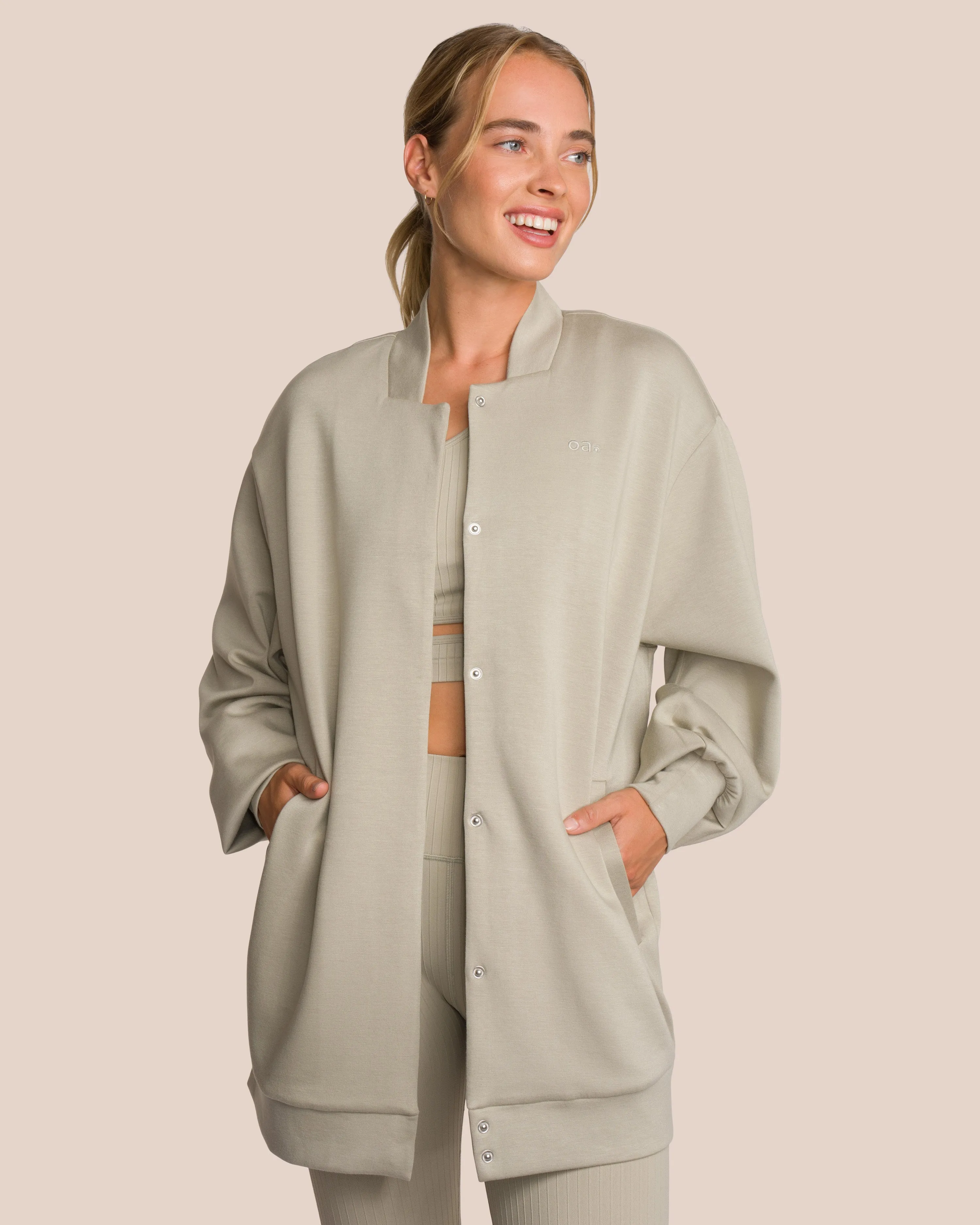 Elodie Long Bomber sold by Oceansapart