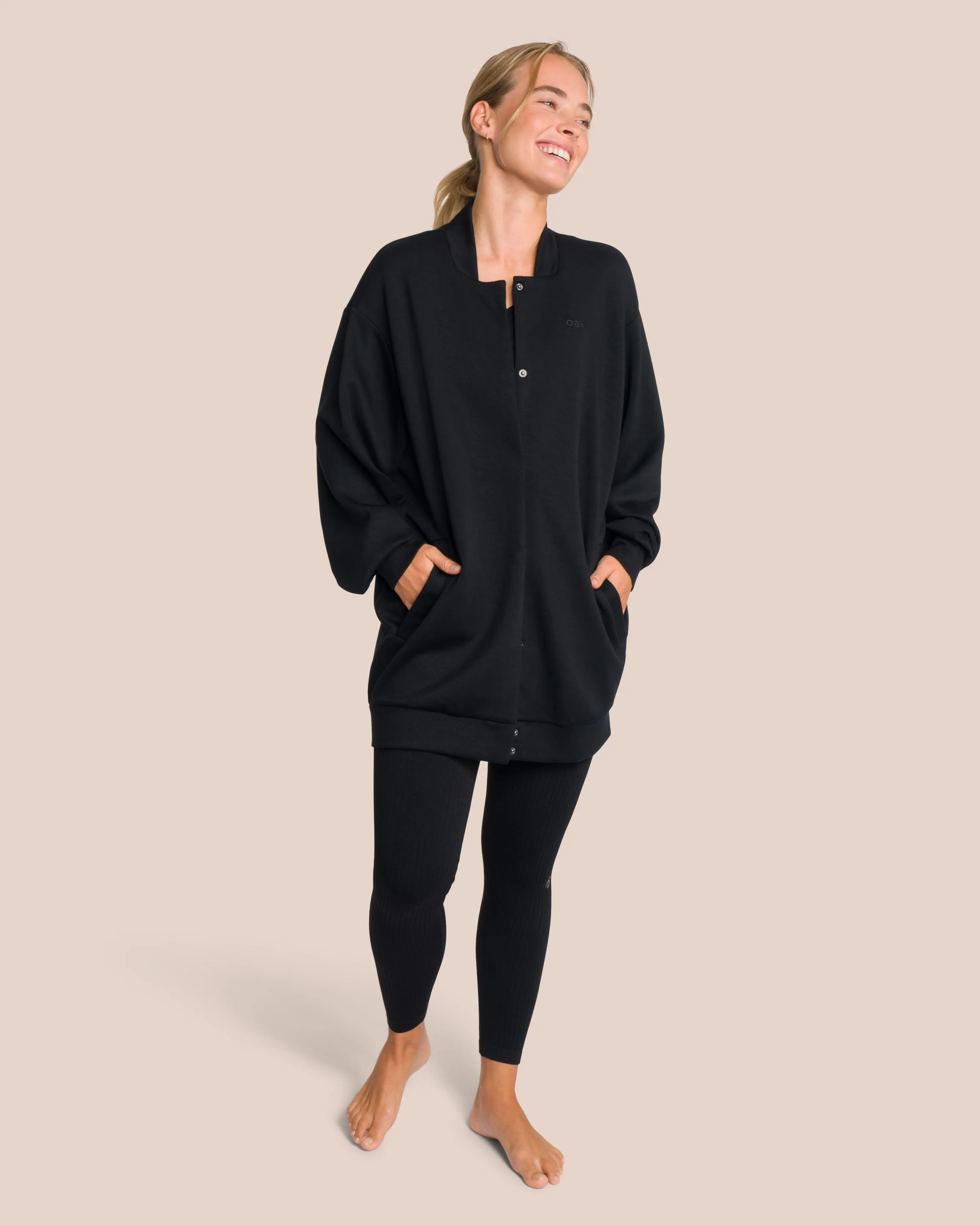 Elodie Bomber Jacket Set Deluxe - Black sold by Oceansapart product image thumbnail 2