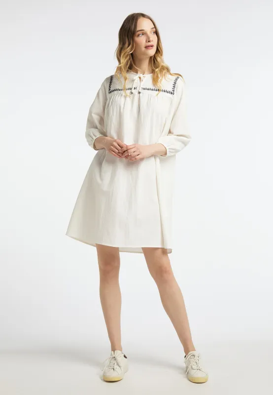 DreiMaster Vintage Women's Midikleid Mit Stickerei sold by DreiMaster