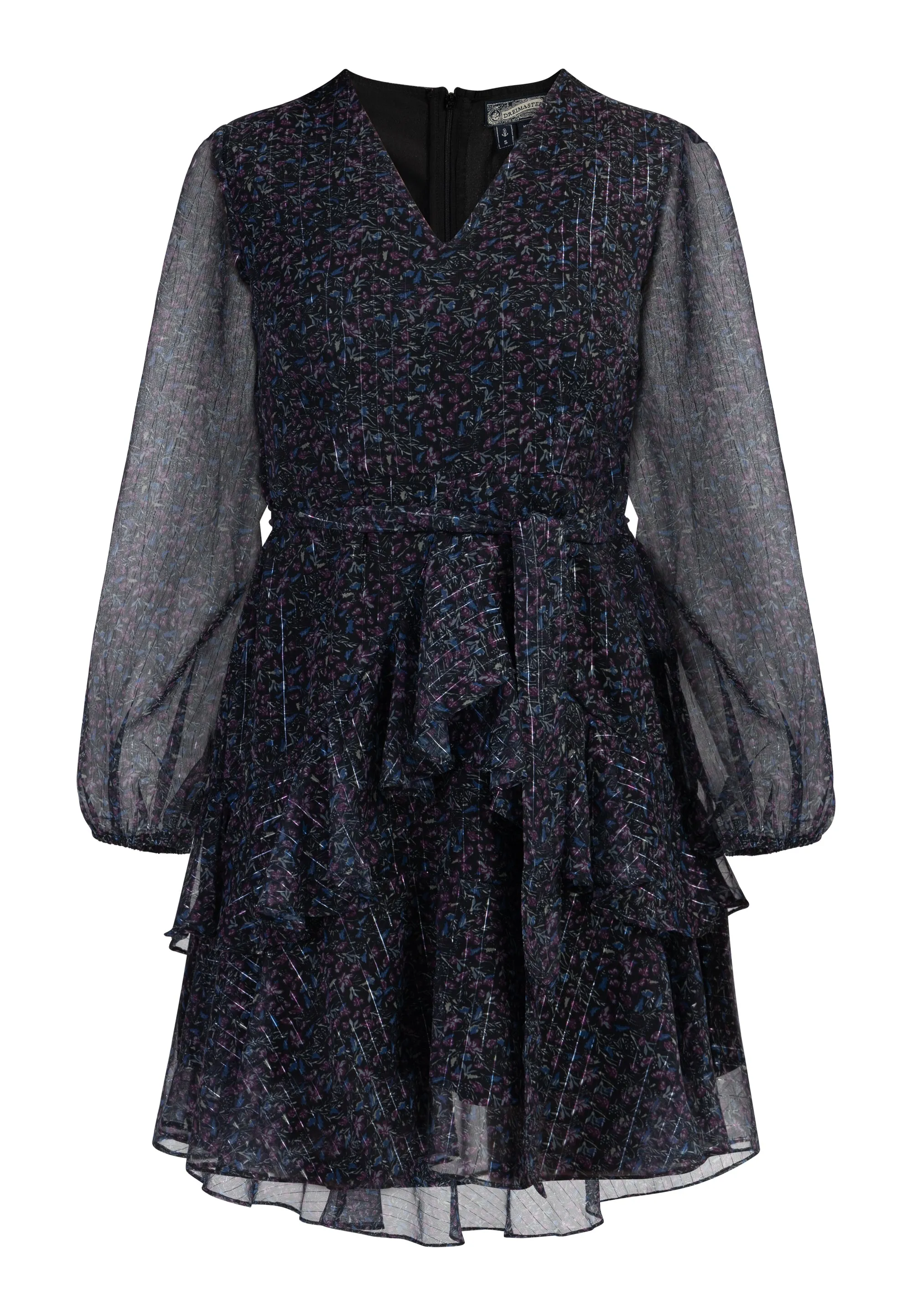 Dreimaster Vintage Women's Midi Long Sleeve Dress sold by DreiMaster product image thumbnail 2